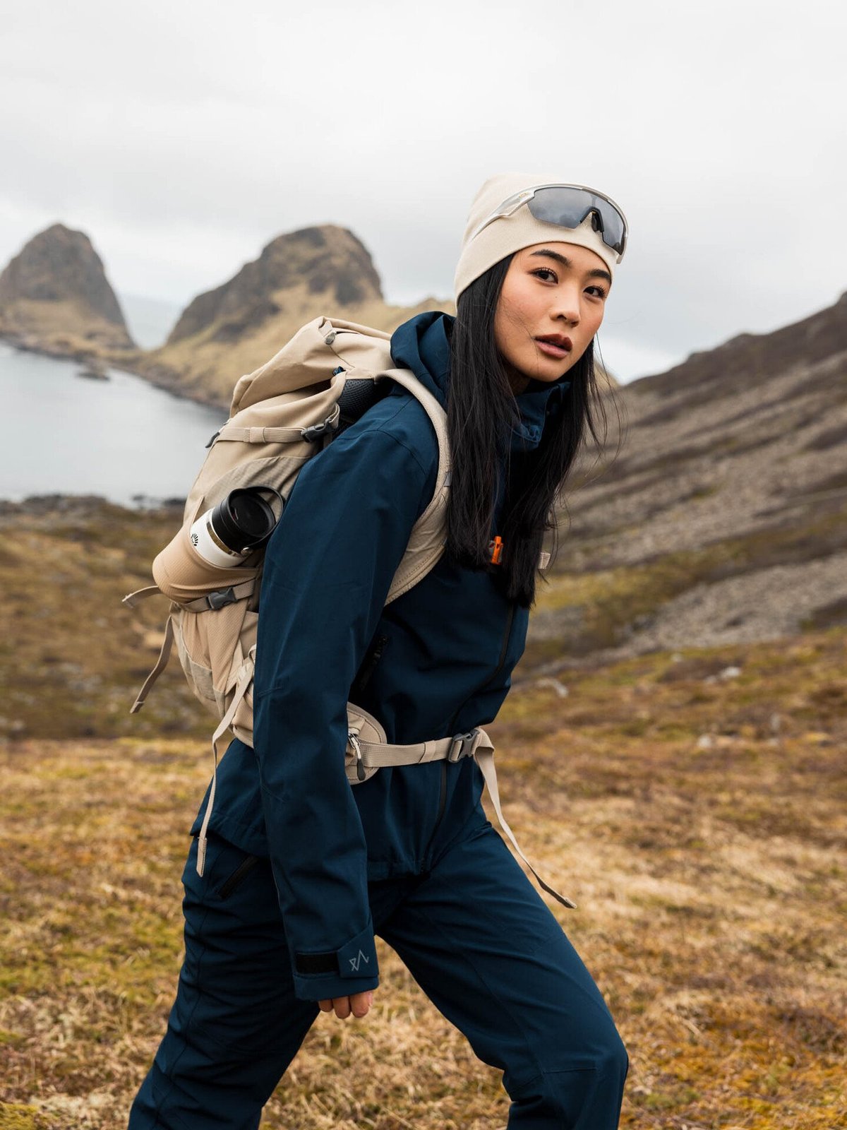 Twentyfour Aurora 2-Lags Skalljakke Marine