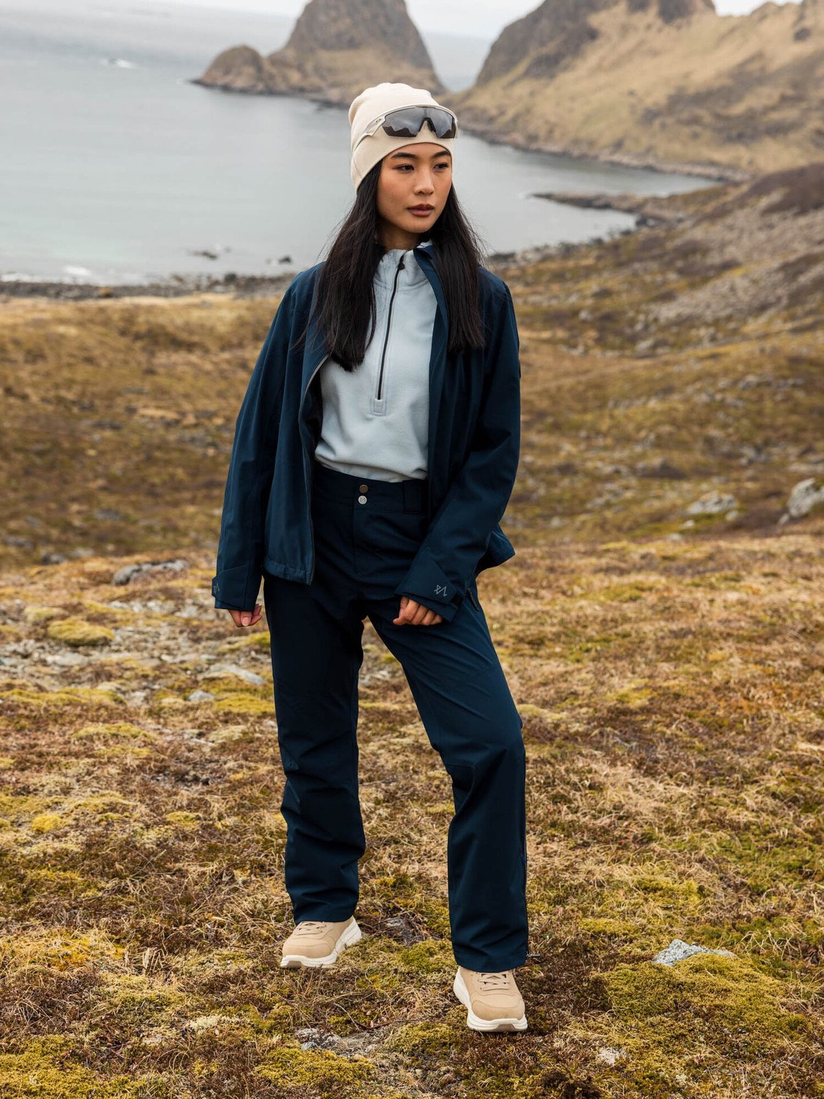 Twentyfour Aurora 2-Lags Skalljakke Marine