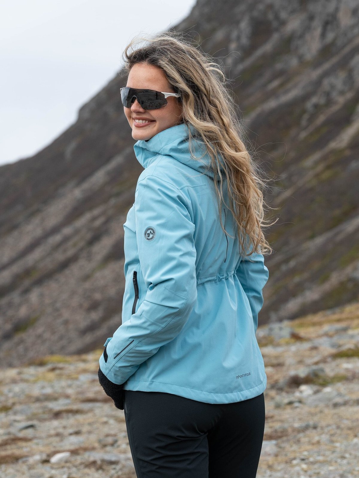 Twentyfour Aurora 2-Lags Skalljakke Retro Blå