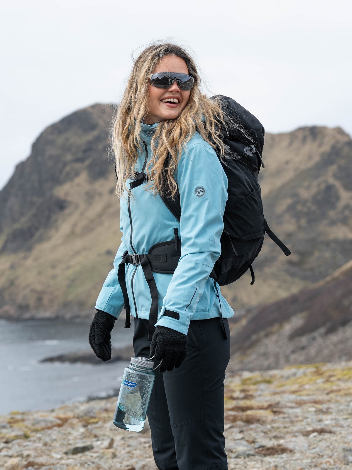 Twentyfour Aurora 2-Lags Skalljakke Retro Blå