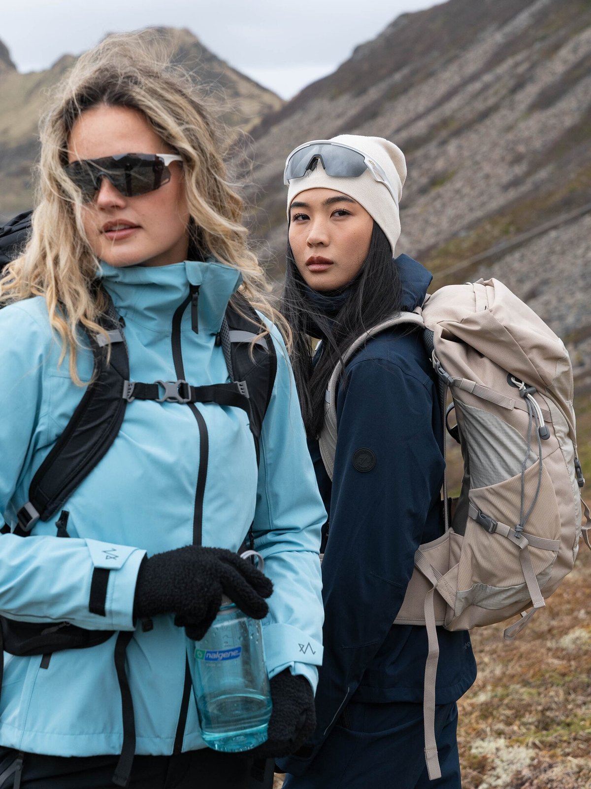 Twentyfour Aurora 2-Lags Skalljakke Retro Blå