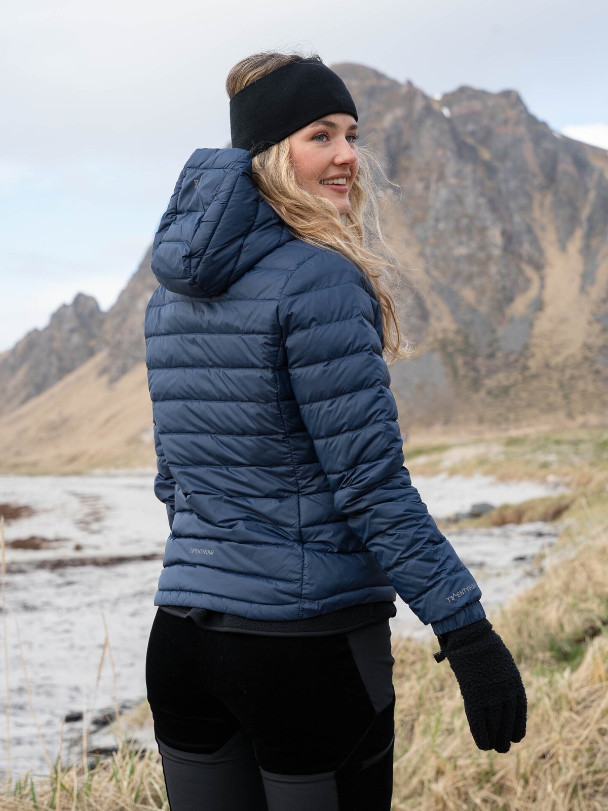 Twentyfour Aurora Lett Dunjakke Marine