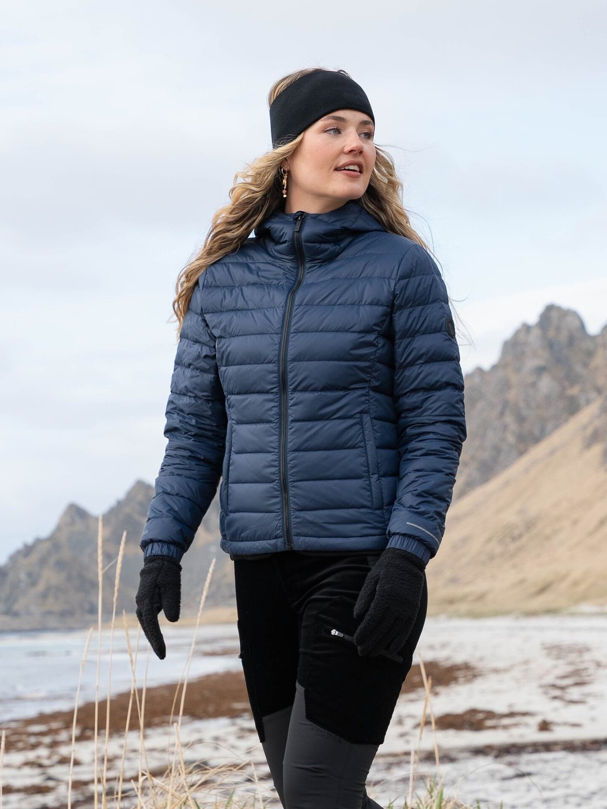 Twentyfour Aurora Lett Dunjakke Marine