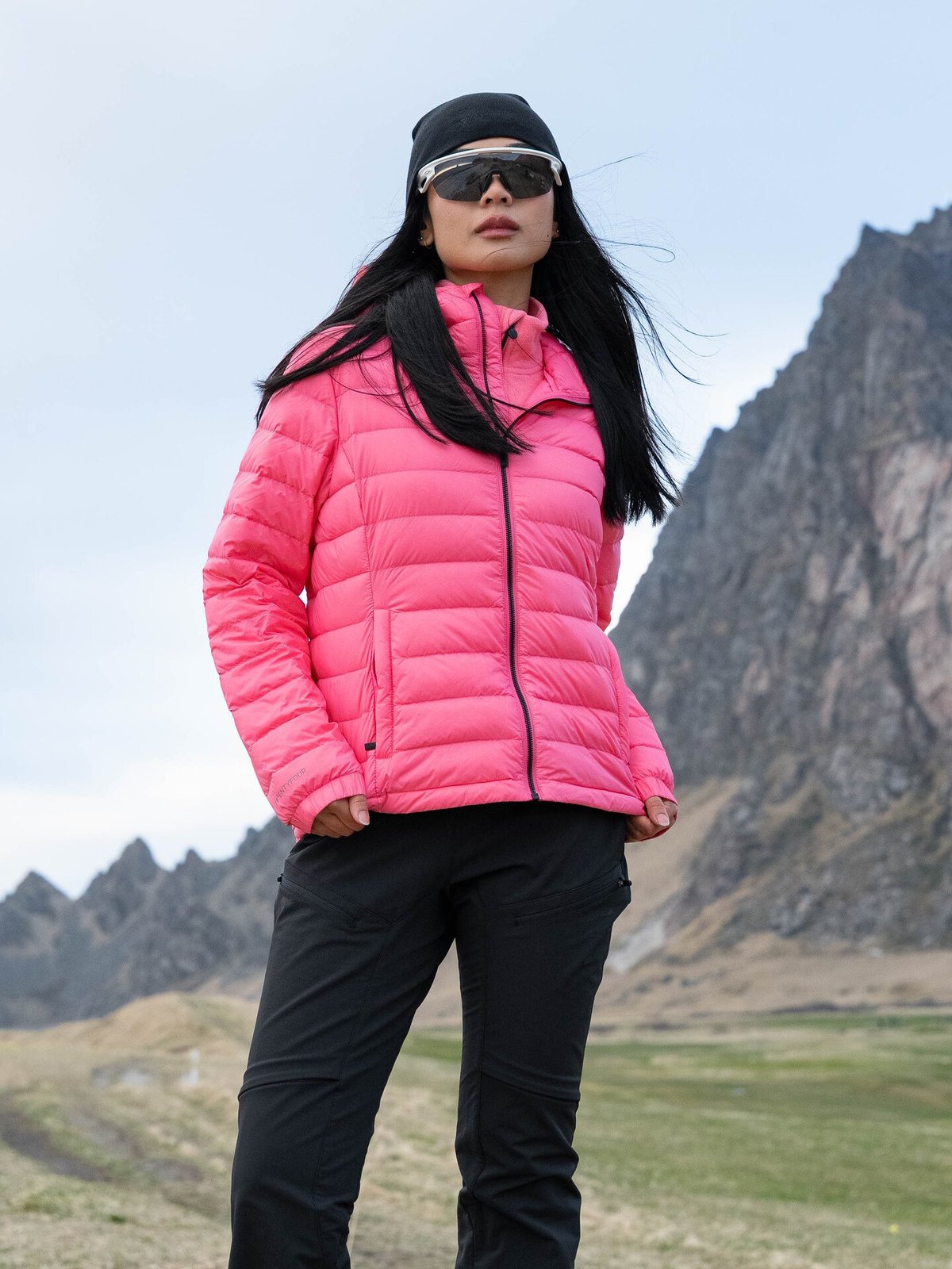 Twentyfour Aurora Lett Dunjakke Rosa