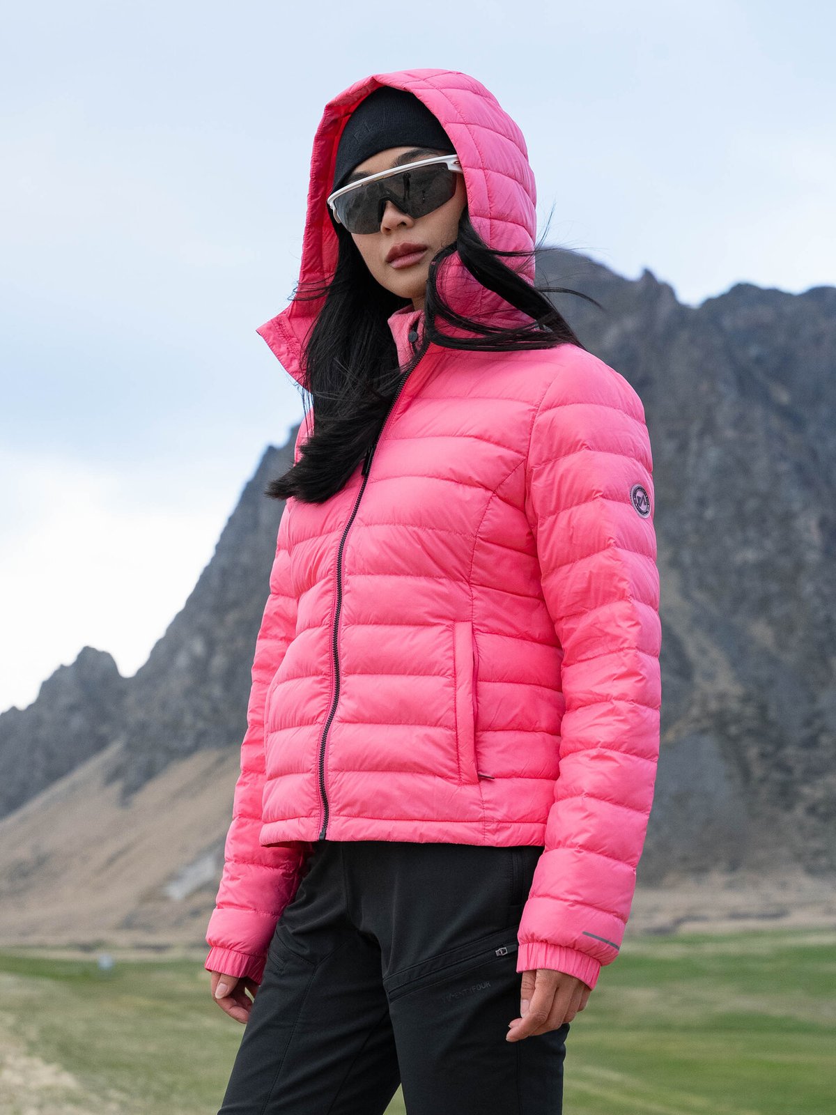 Twentyfour Aurora Lett Dunjakke Rosa