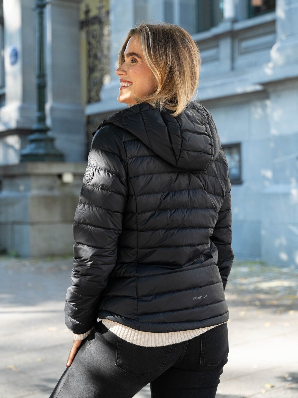 Twentyfour Aurora Lett Dunjakke Sort