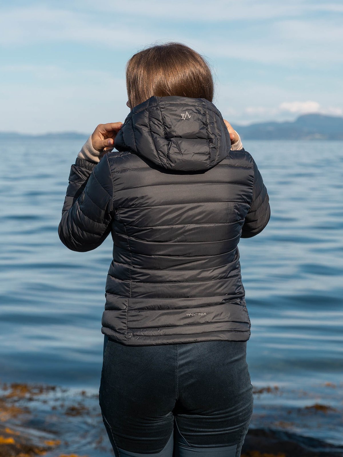 Twentyfour Aurora Lett Dunjakke Sort