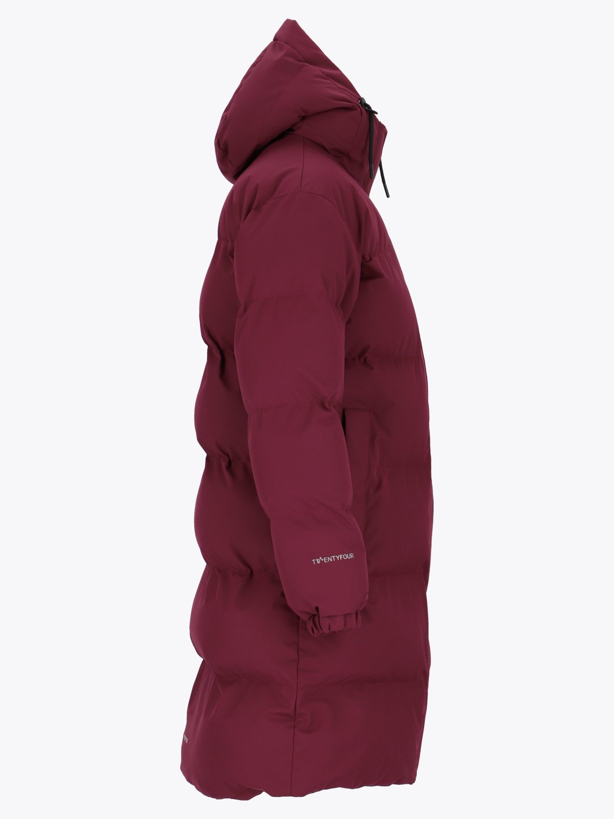 Twentyfour Mode Aria Parkas Mørk Burgunder