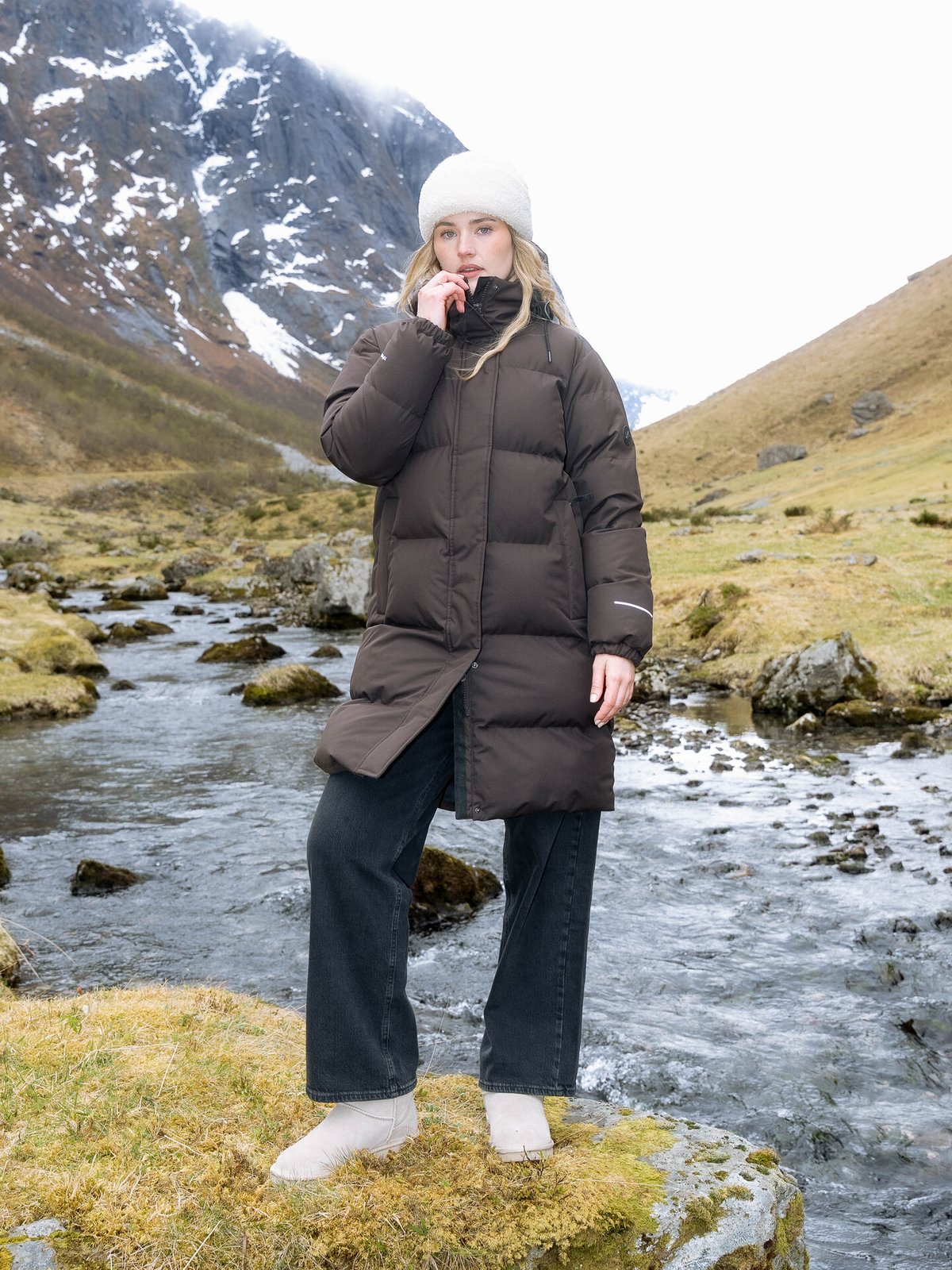 Twentyfour Mode Aria Parkas Mørk brun