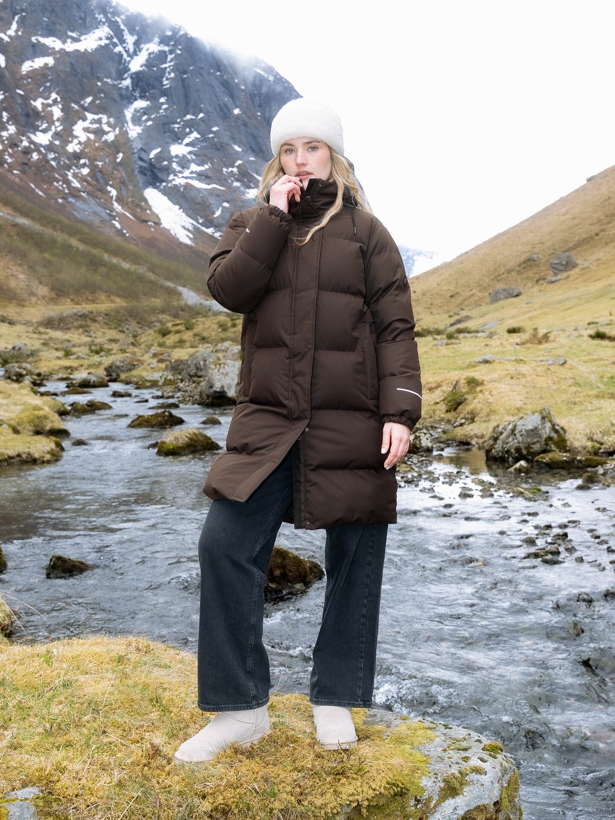 Twentyfour Mode Aria Parkas Mørk brun