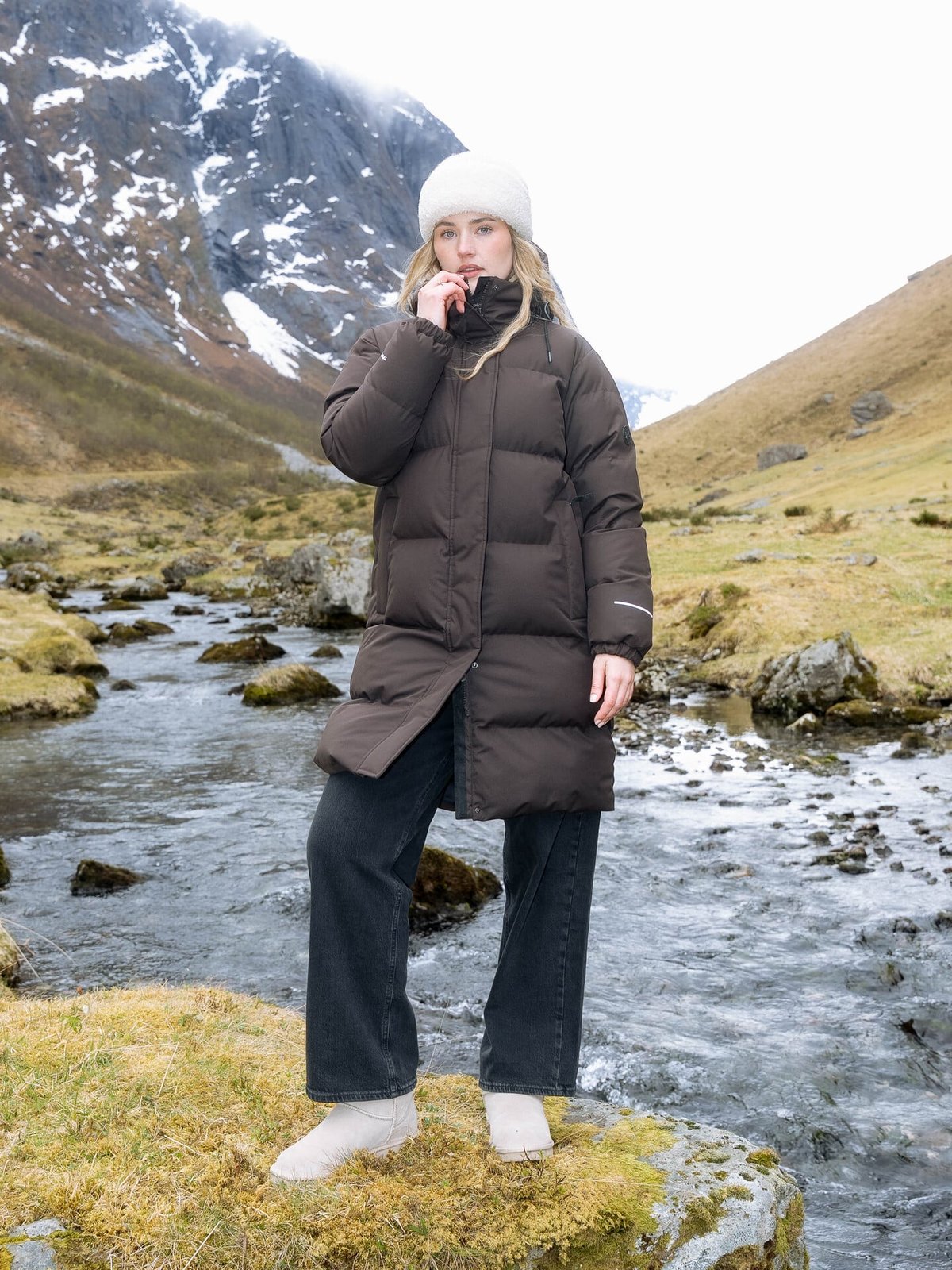 Twentyfour Mode Aria Parkas Mørk brun