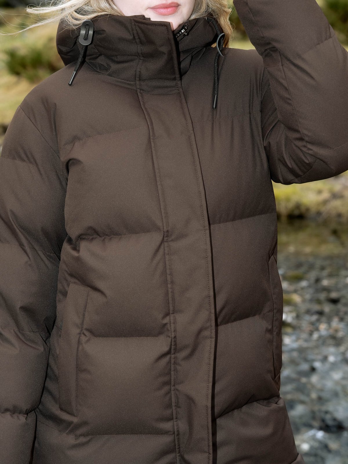 Twentyfour Mode Aria Parkas Mørk brun