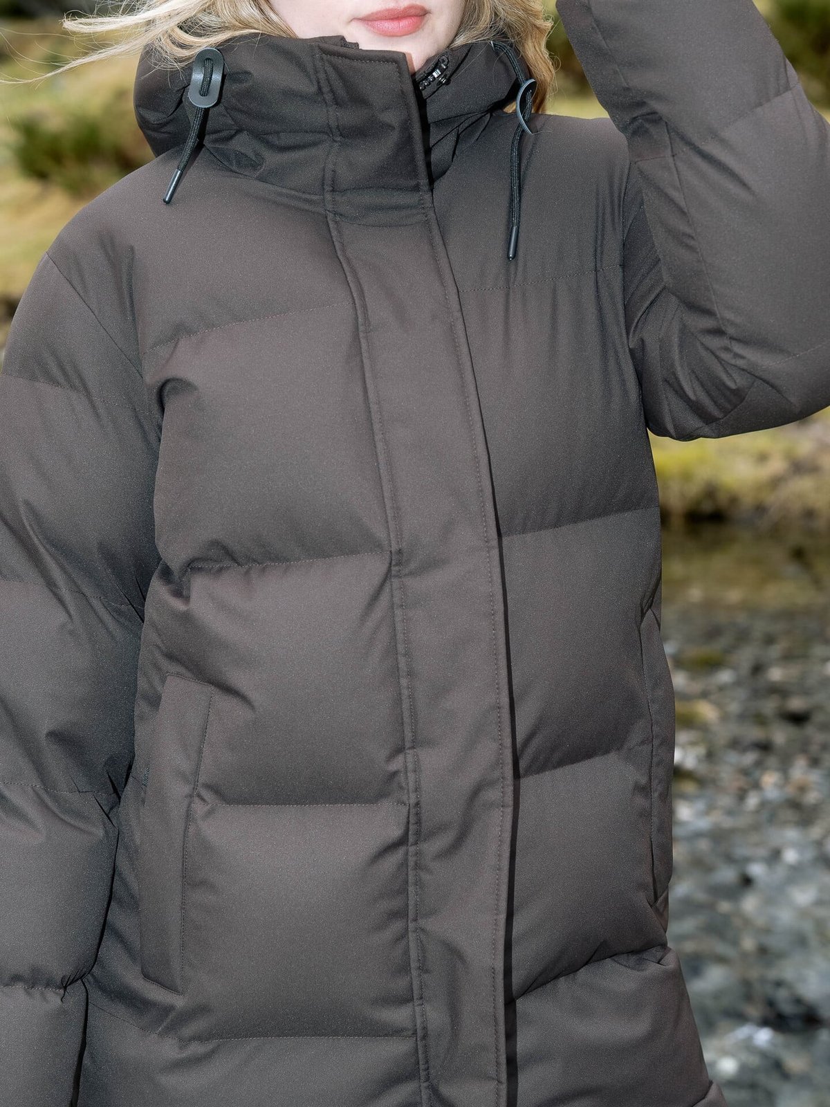 Twentyfour Mode Aria Parkas Mørk brun