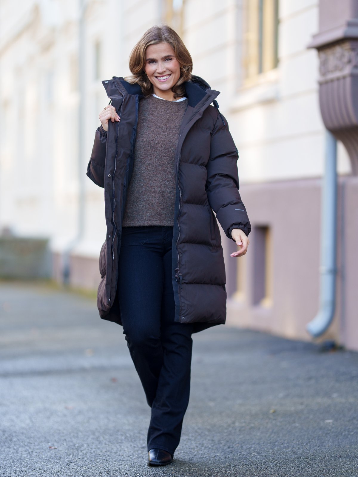 Twentyfour Mode Aria Parkas Mørk brun