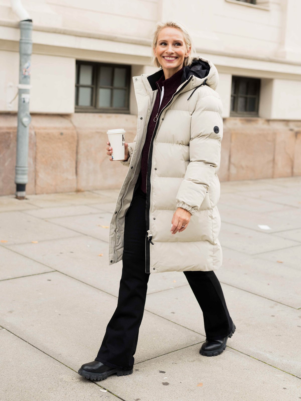 Twentyfour Mode Aria Parkas Varm Grå