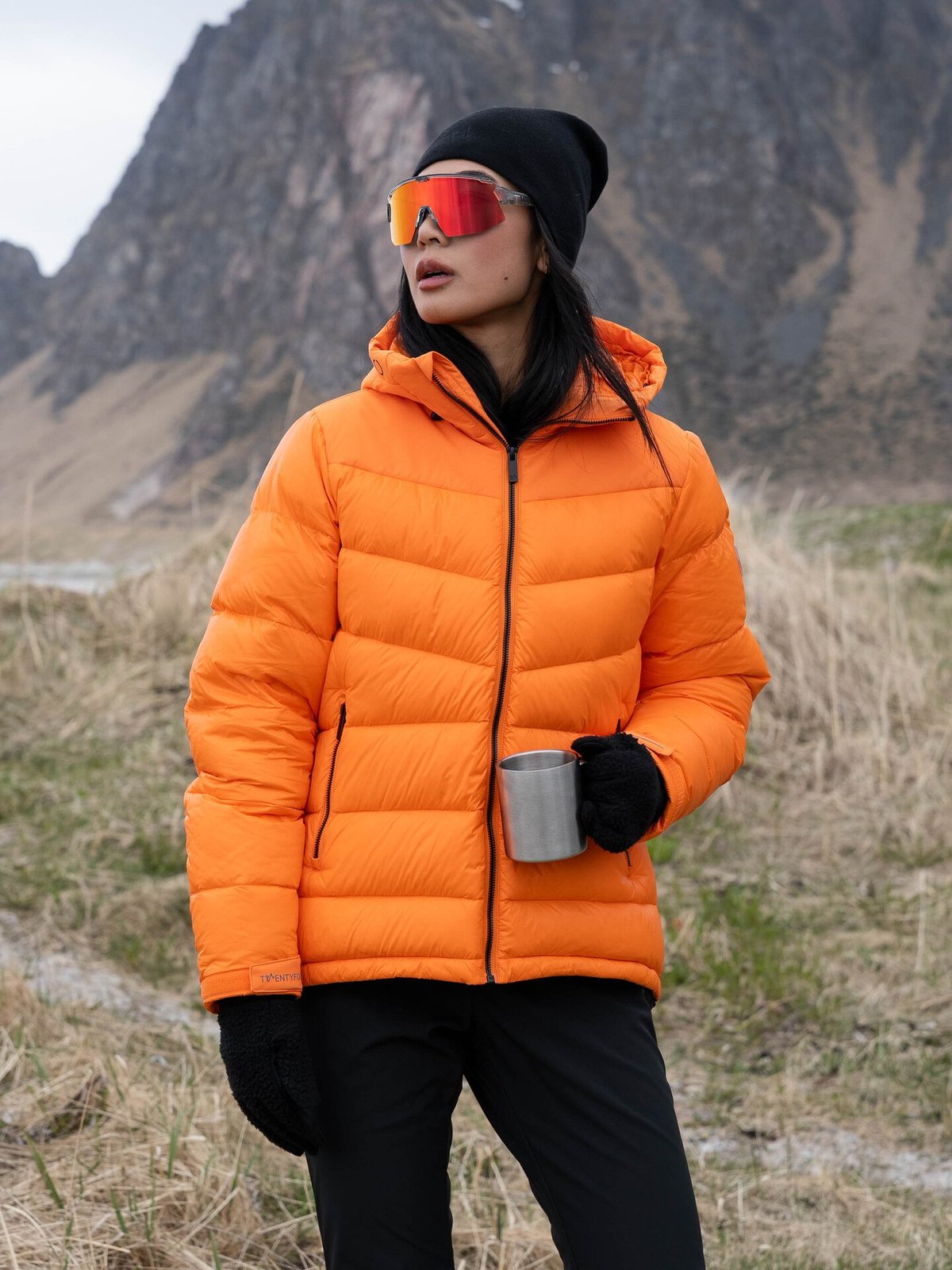 Twentyfour Aurora Warm Dunjakke Orange