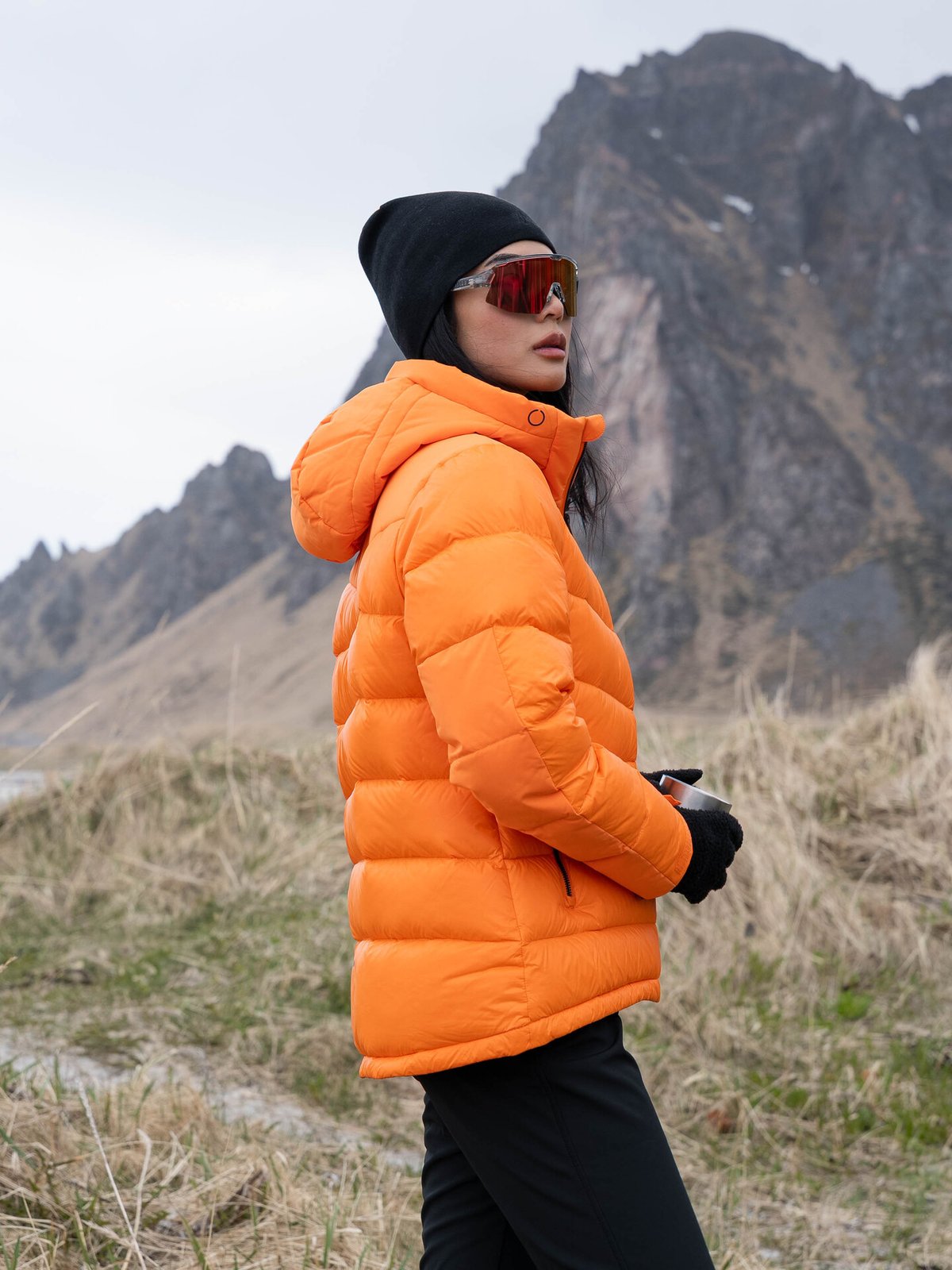 Twentyfour Aurora Warm Dunjakke Orange