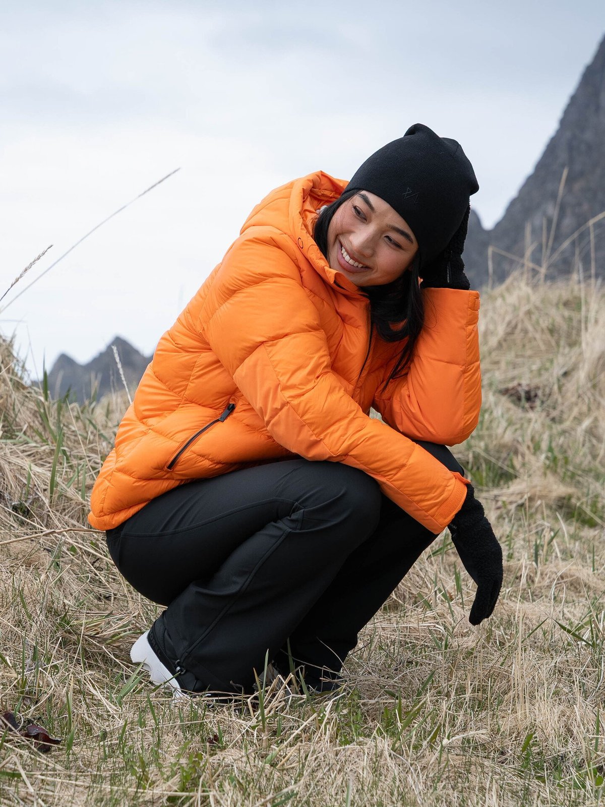 Twentyfour Aurora Warm Dunjakke Orange