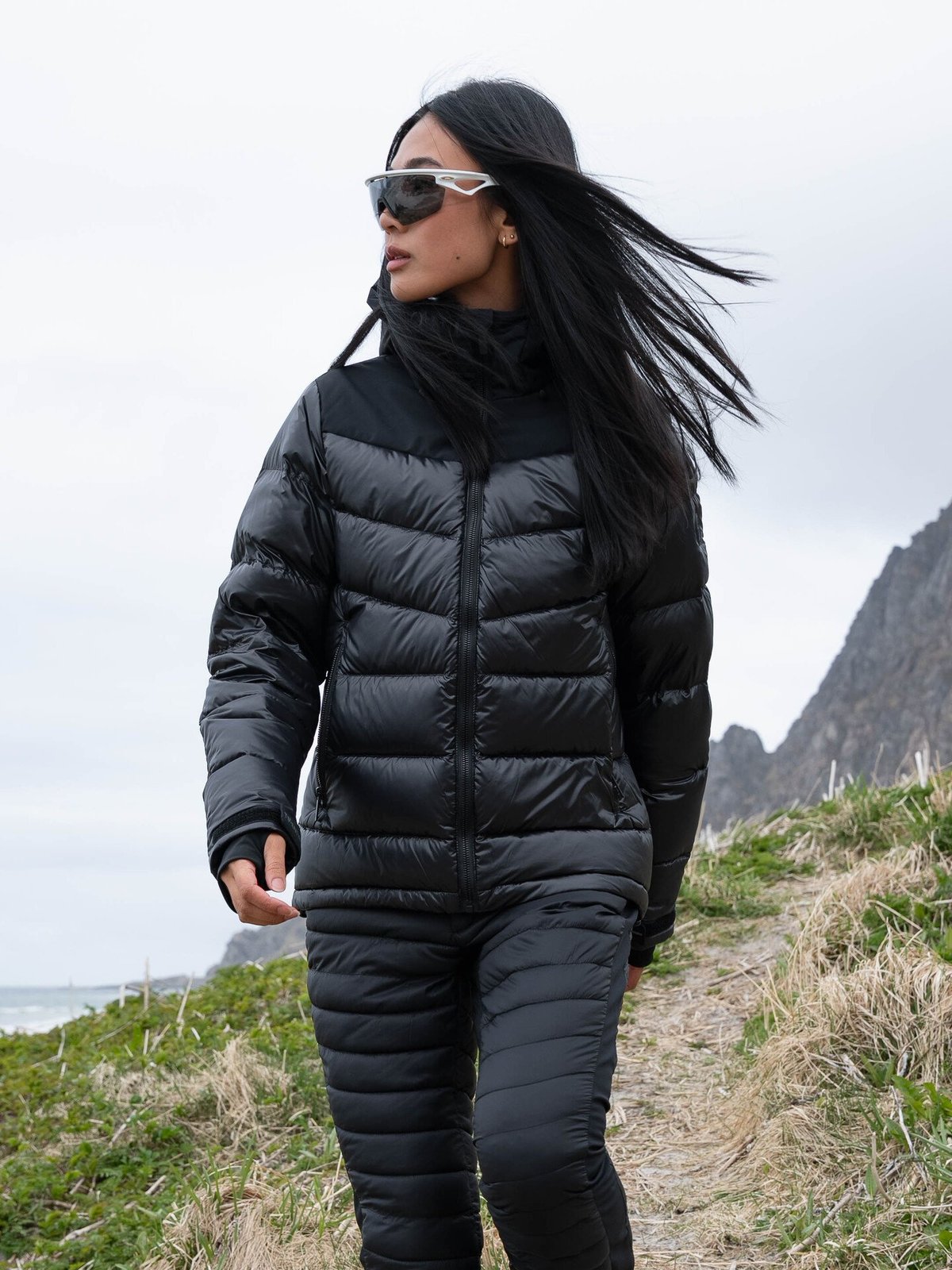 Twentyfour Aurora Warm Dunjakke Sort