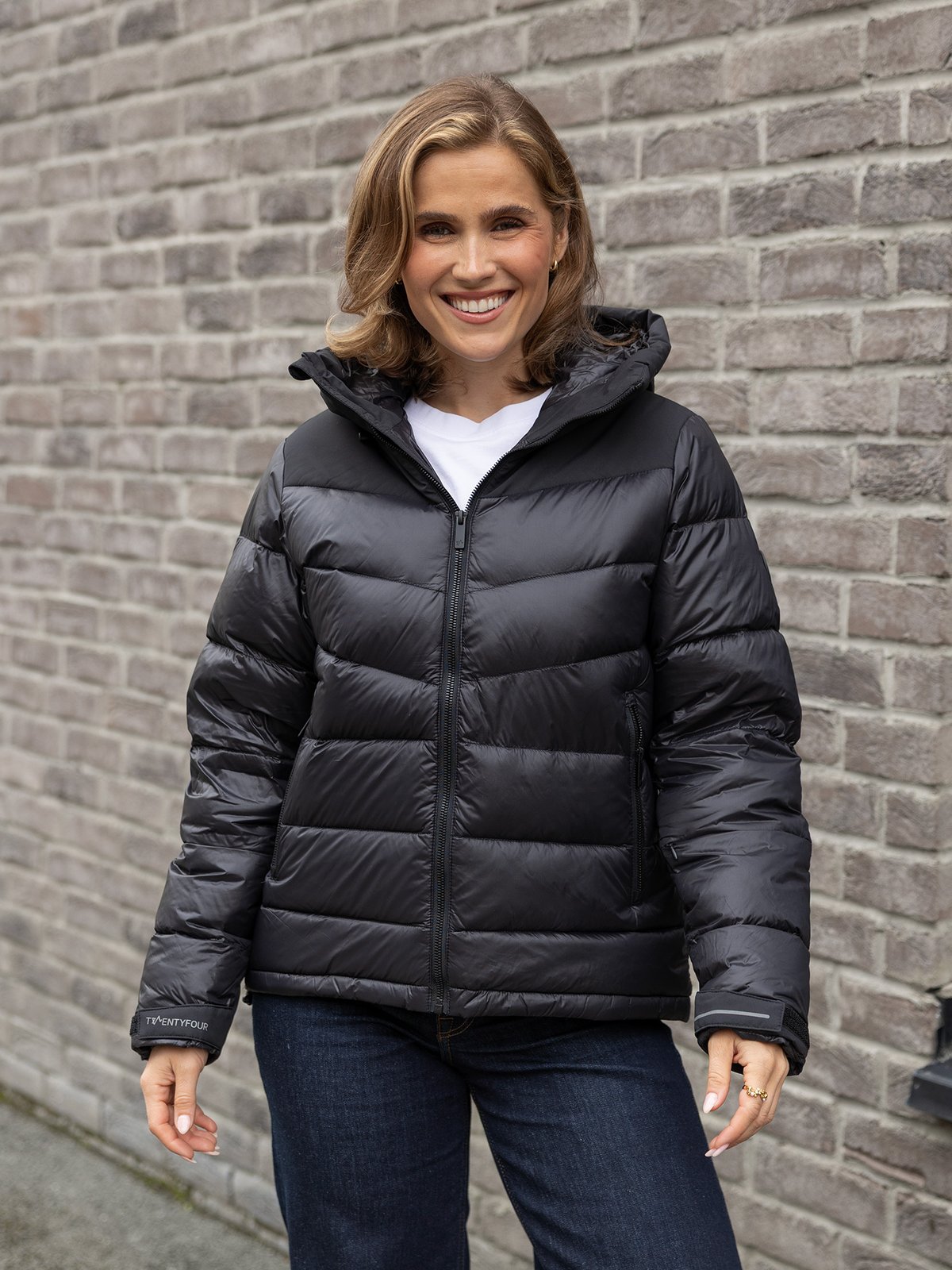 Twentyfour Aurora Warm Dunjakke Sort