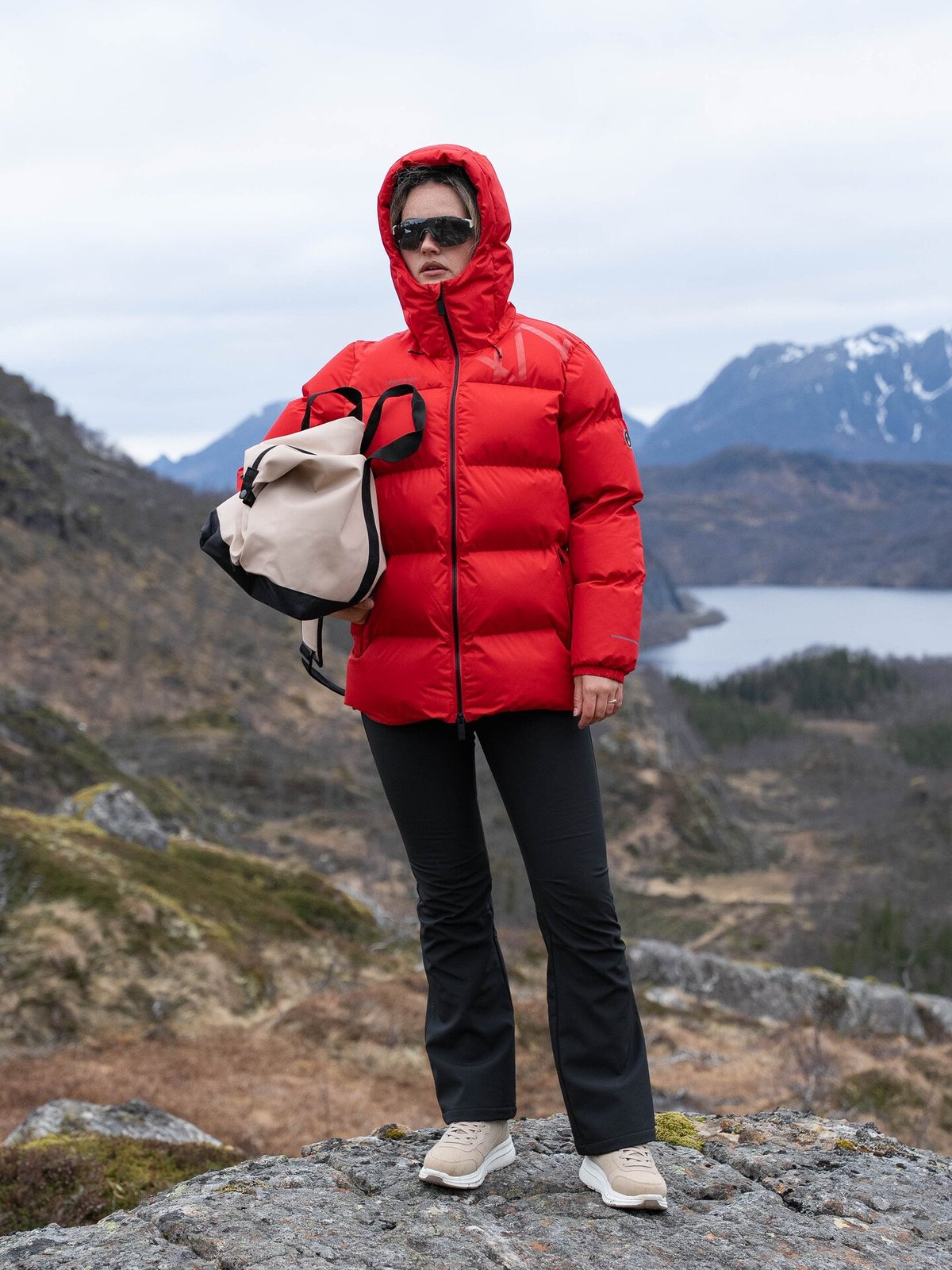 Twentyfour Aurora Arctic Puffer Rød