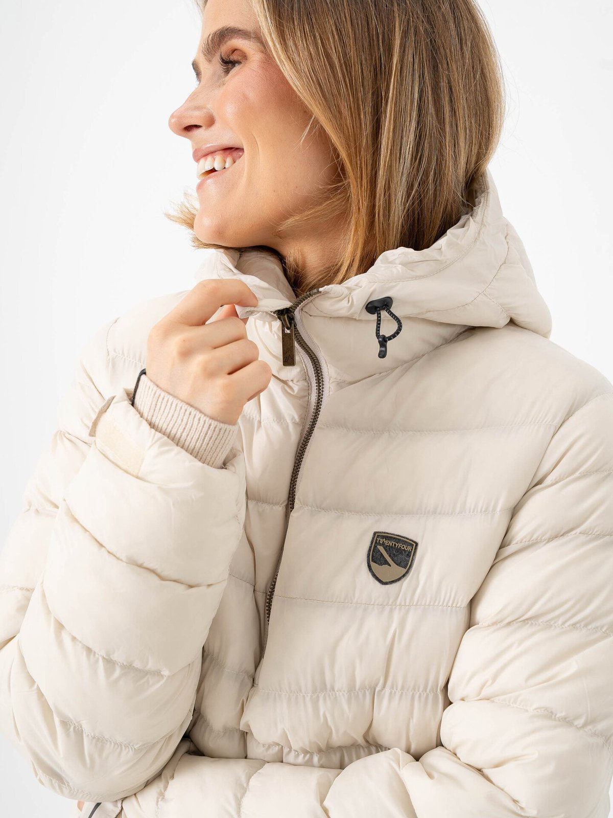 Twentyfour Aurora Primaloft Anorakk Kollen Gråhvit