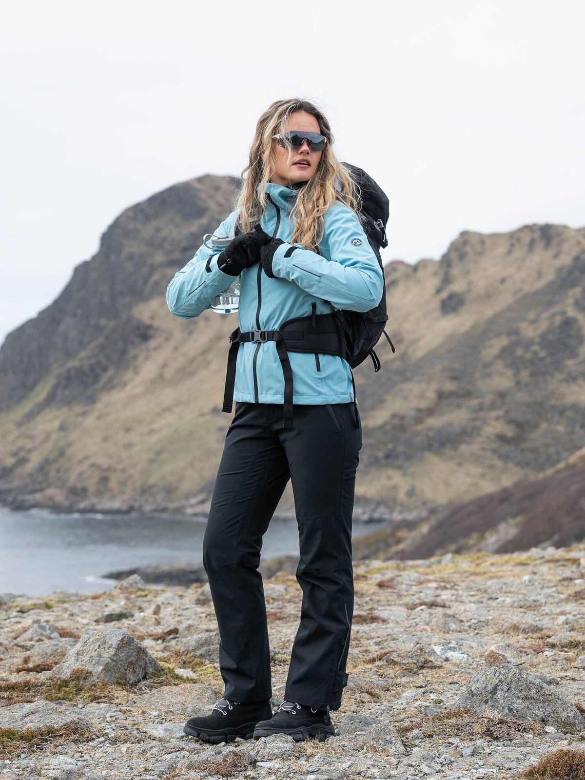 Twentyfour Aurora 2-Lags Skallbukse Sort