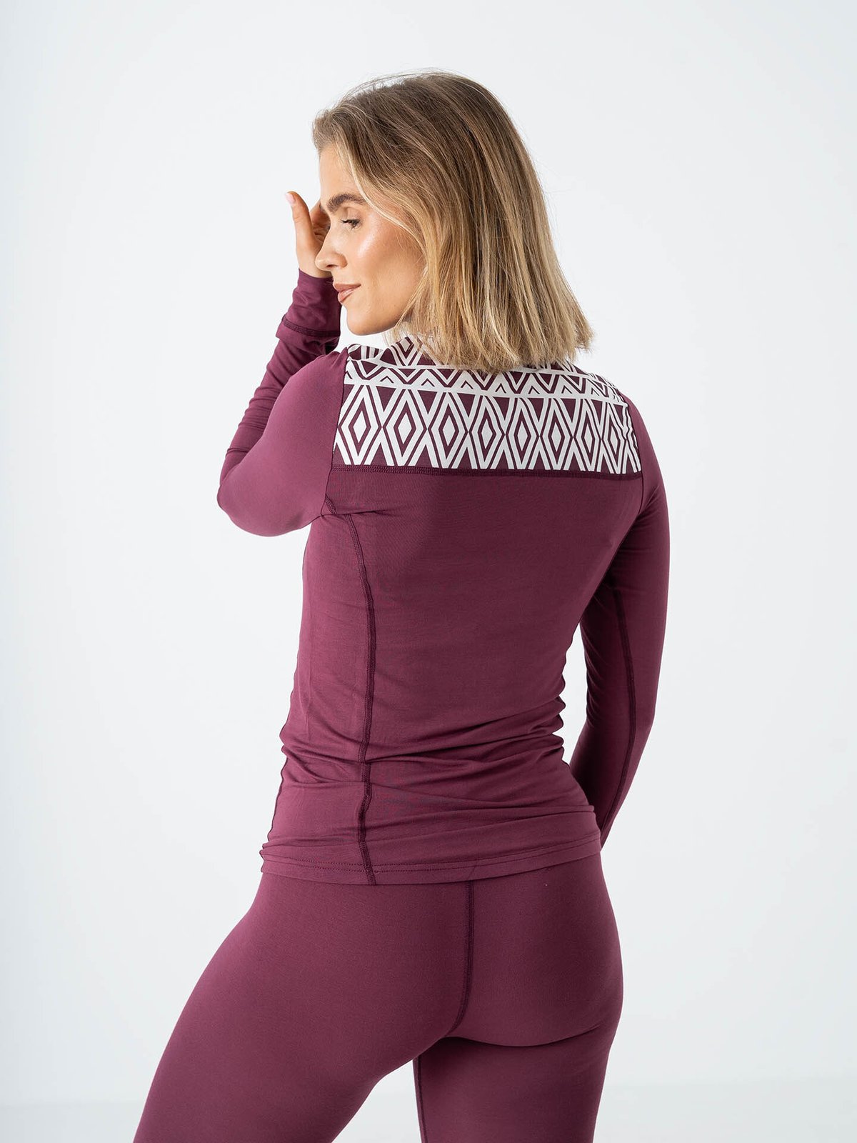 Twentyfour Aurora Inca Sett Mørk Burgunder