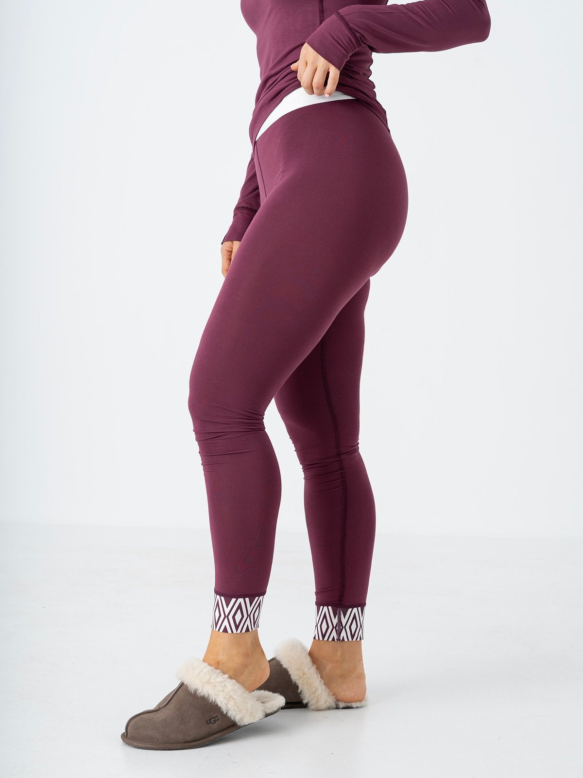 Twentyfour Aurora Inca Sett Mørk Burgunder