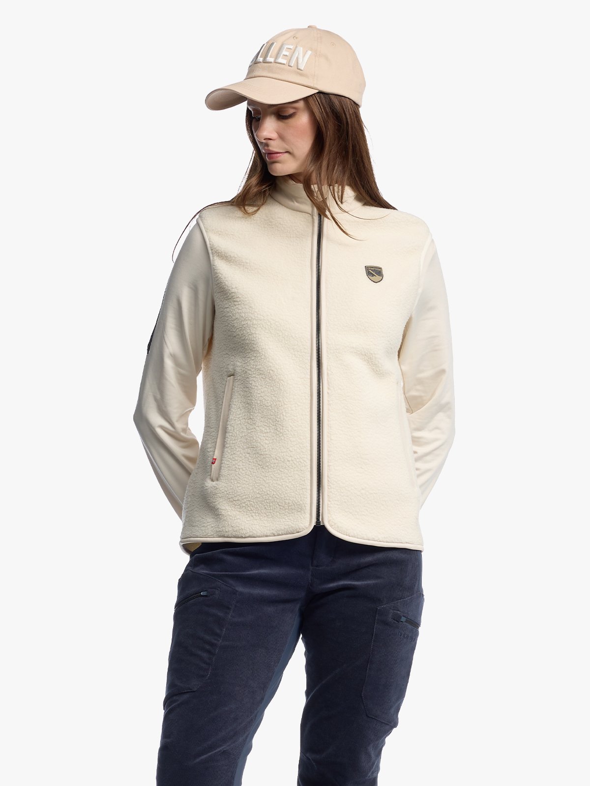 Twentyfour Aurora Pile Vest Kollen / Gråhvit