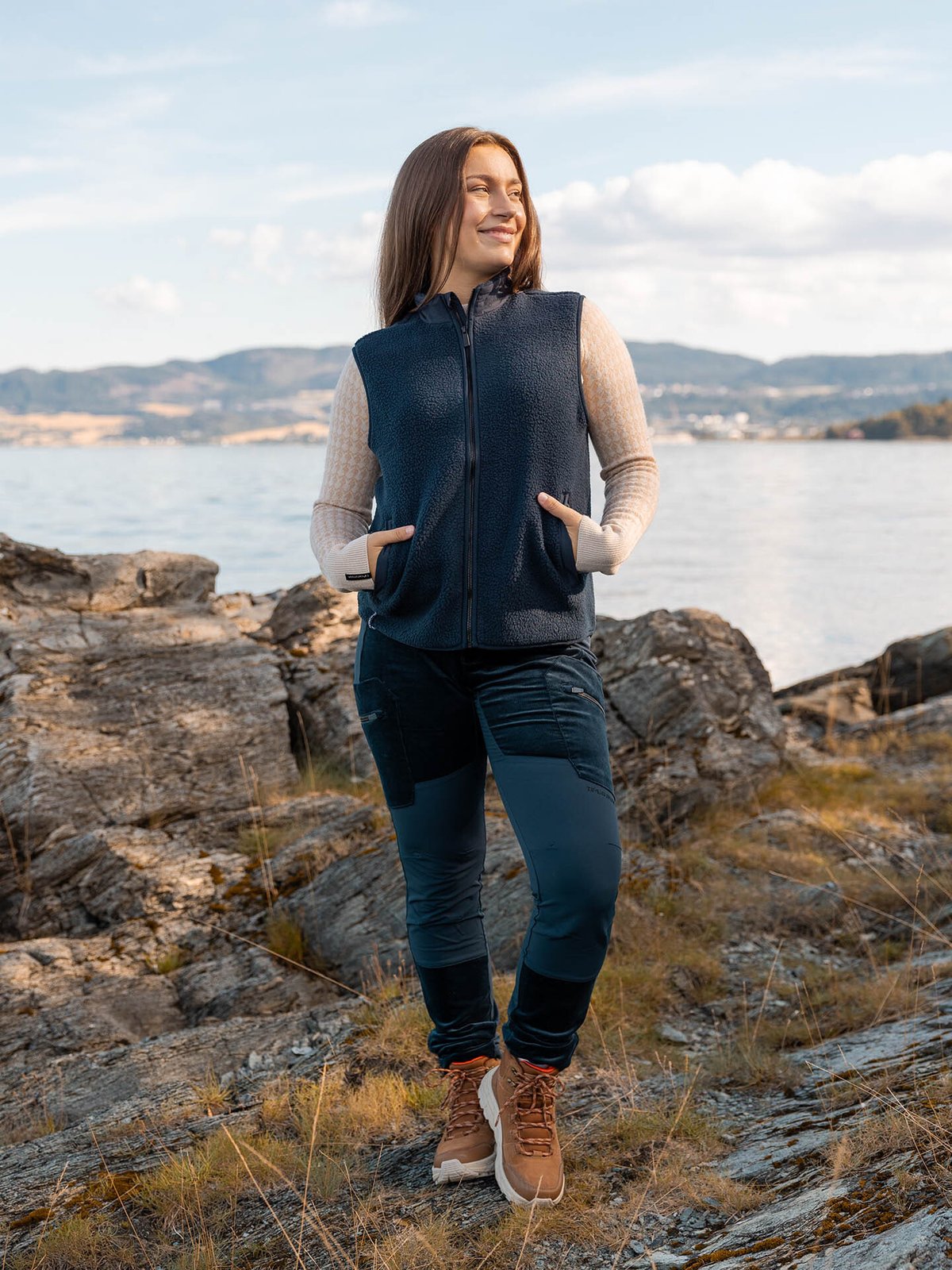 Twentyfour Aurora Pile Vest Marine