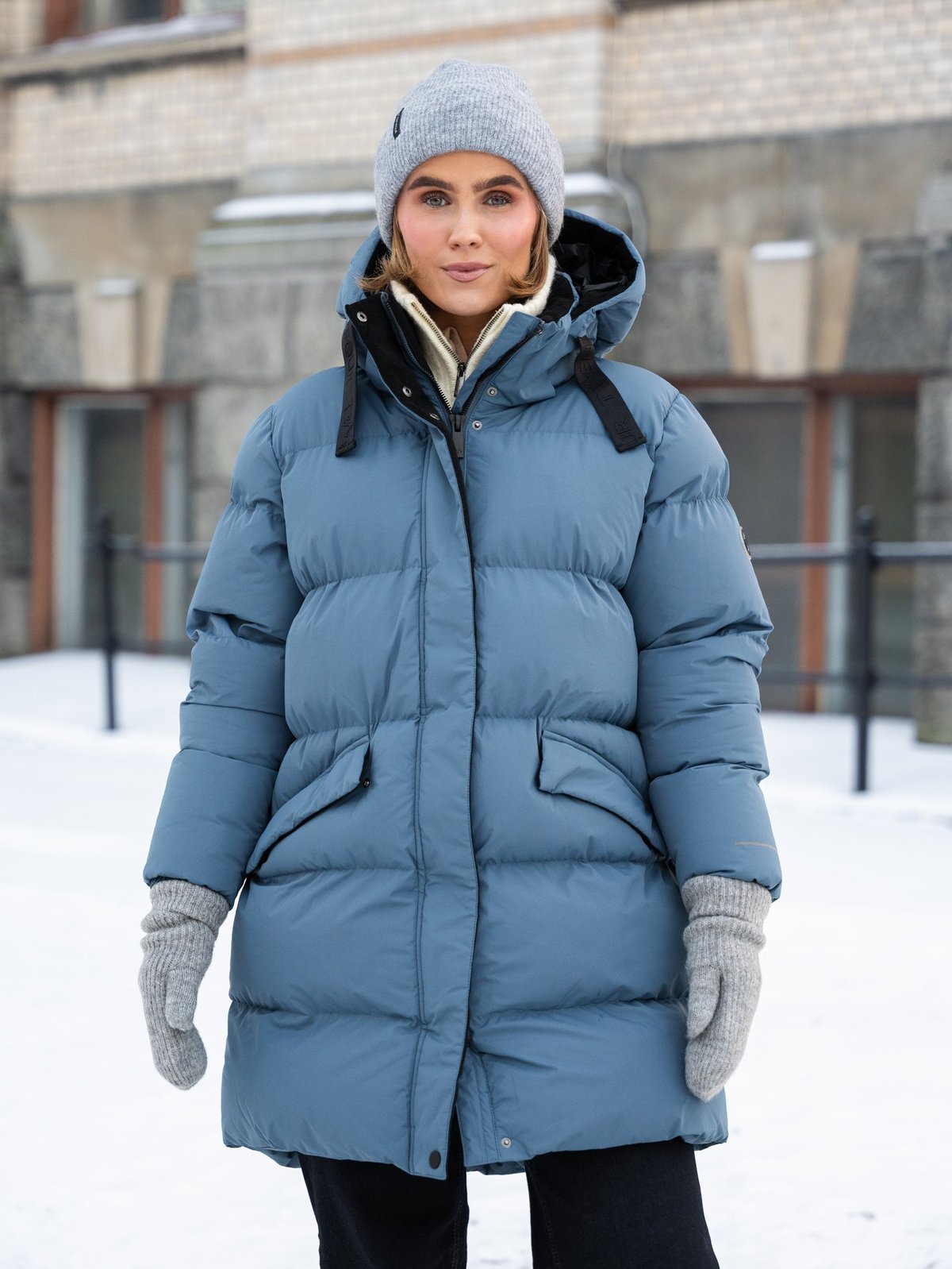Twentyfour Aurora Expedition Parka Gråblå