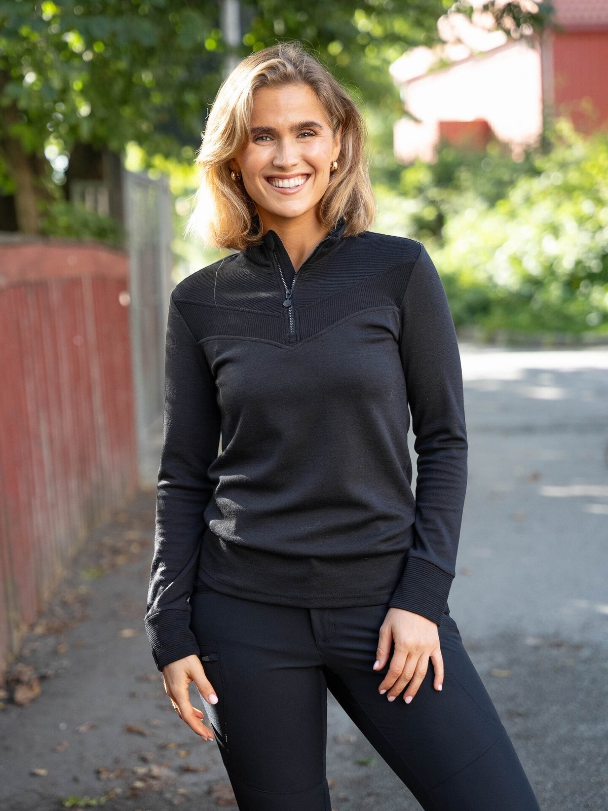 Twentyfour Aurora Oda Ull Half Zip Sort