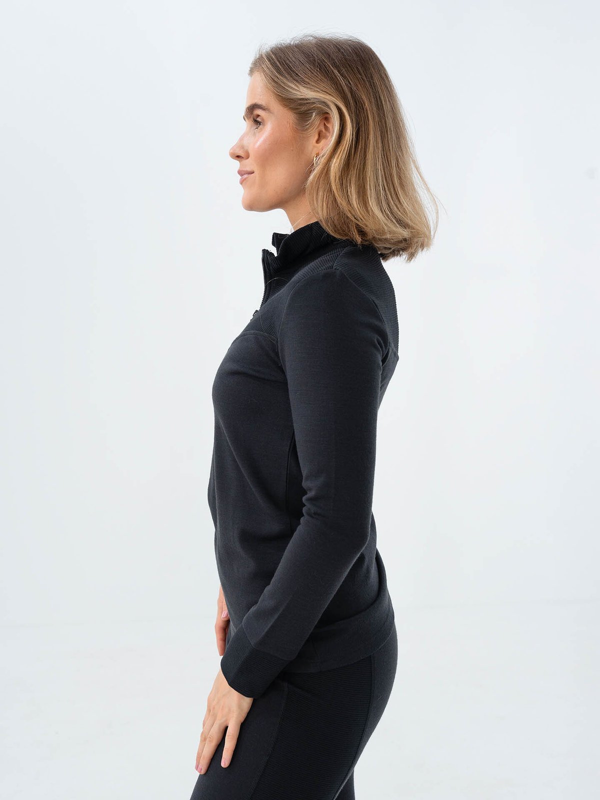 Twentyfour Aurora Oda Ull Half Zip Sort