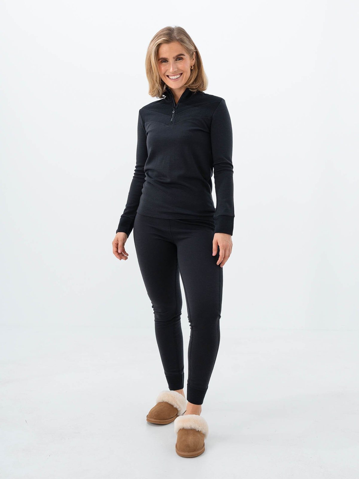 Twentyfour Aurora Oda Ull Half Zip Sort