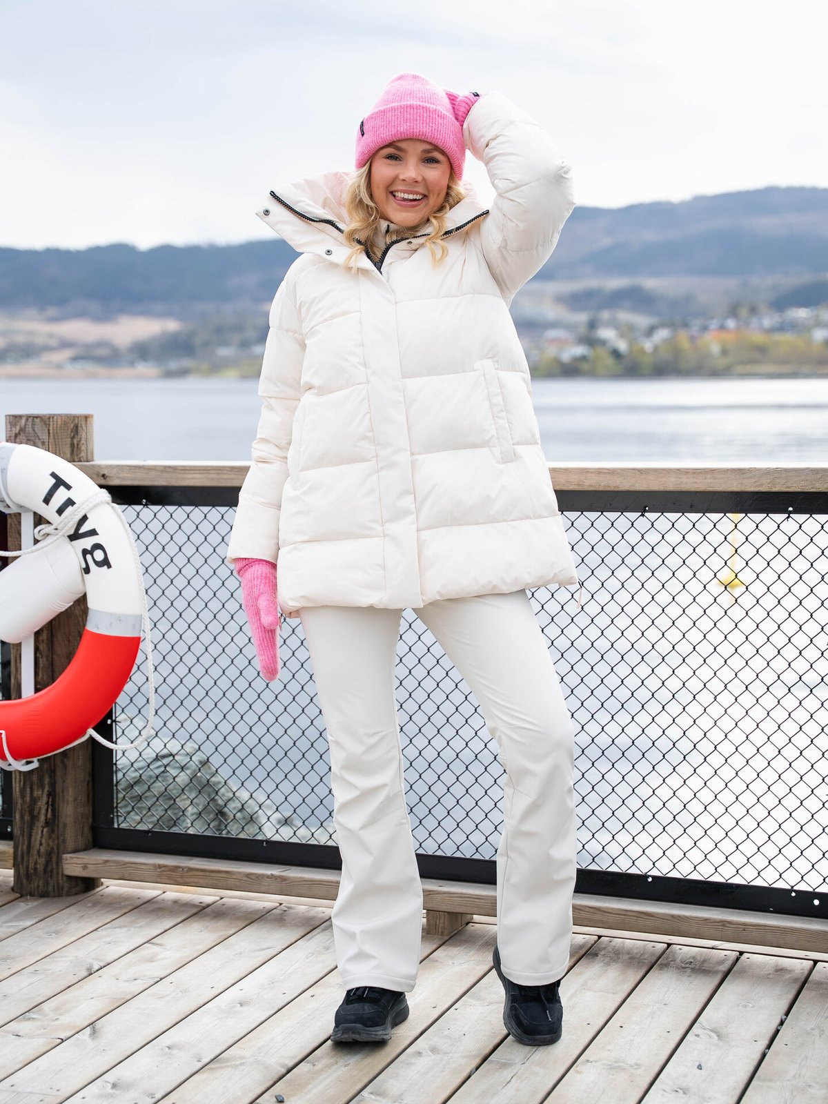 Twentyfour Aurora Resort Bukse Gråhvit