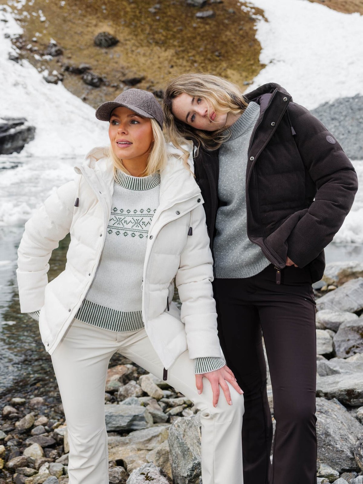 Twentyfour Aurora Resort Bukse Gråhvit