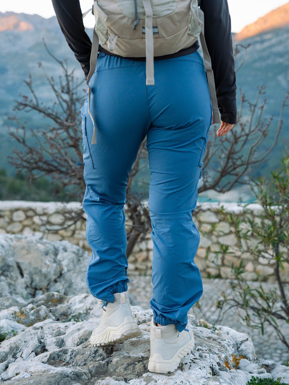 Twentyfour Aurora Softshell Bukse Gråblå