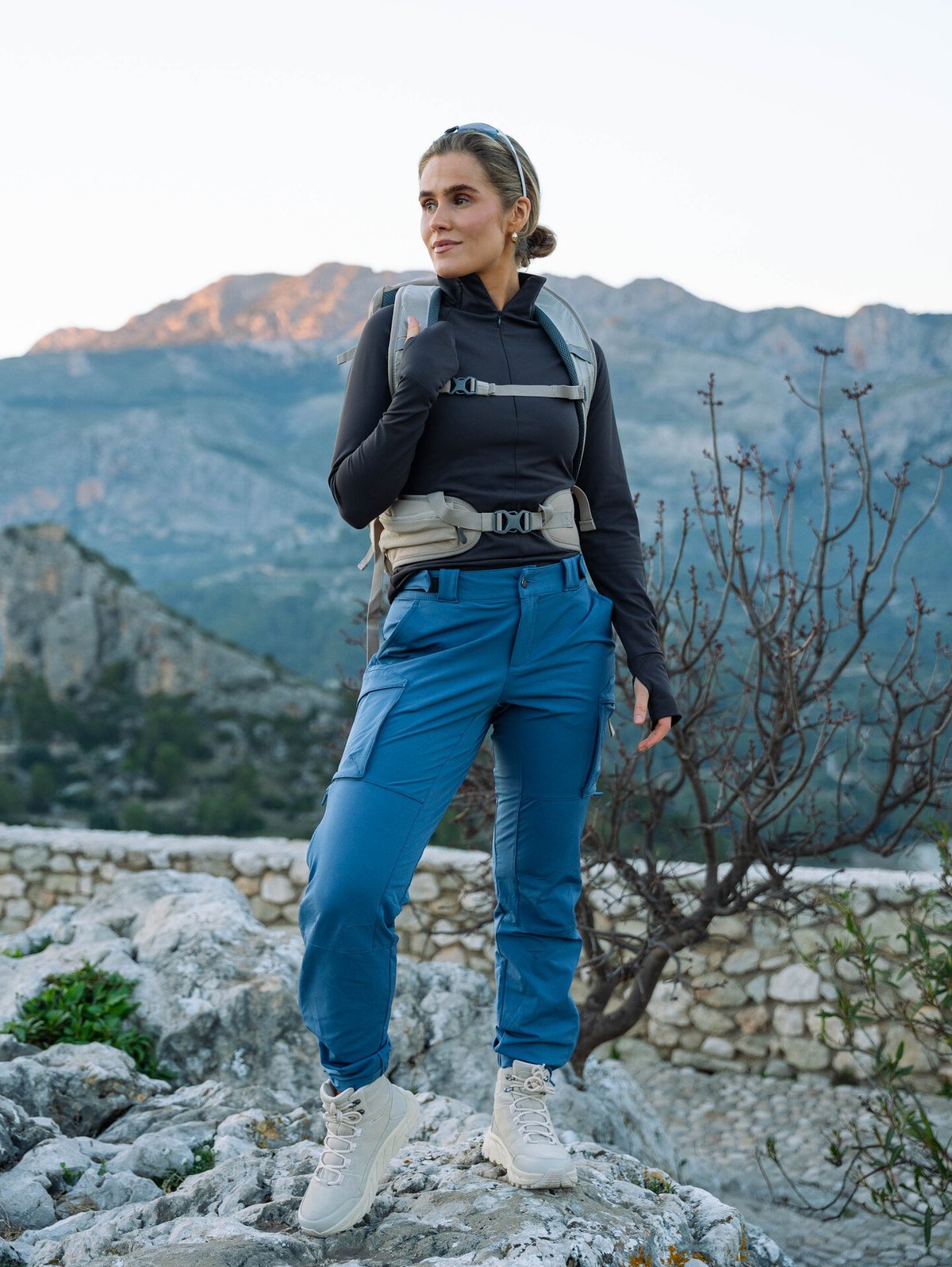 Twentyfour Aurora Softshell Bukse Gråblå