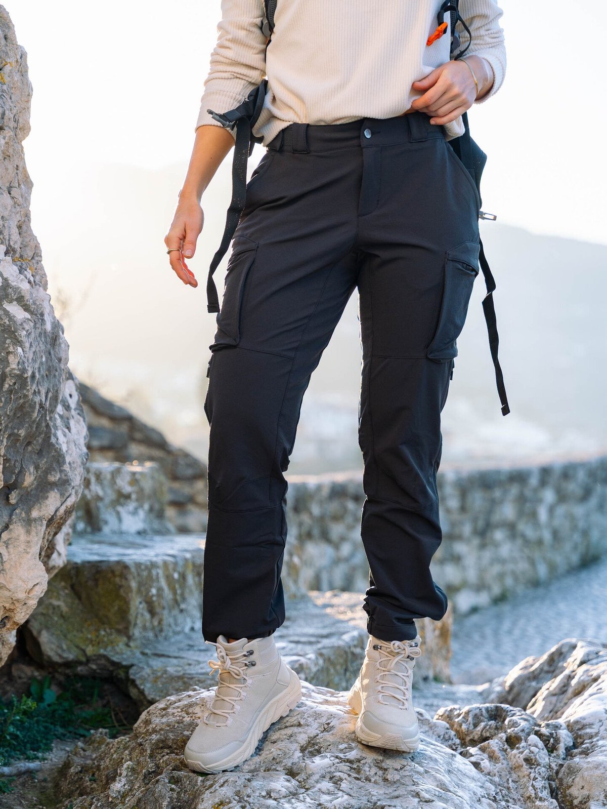 Twentyfour Aurora Softshell Bukse Sort