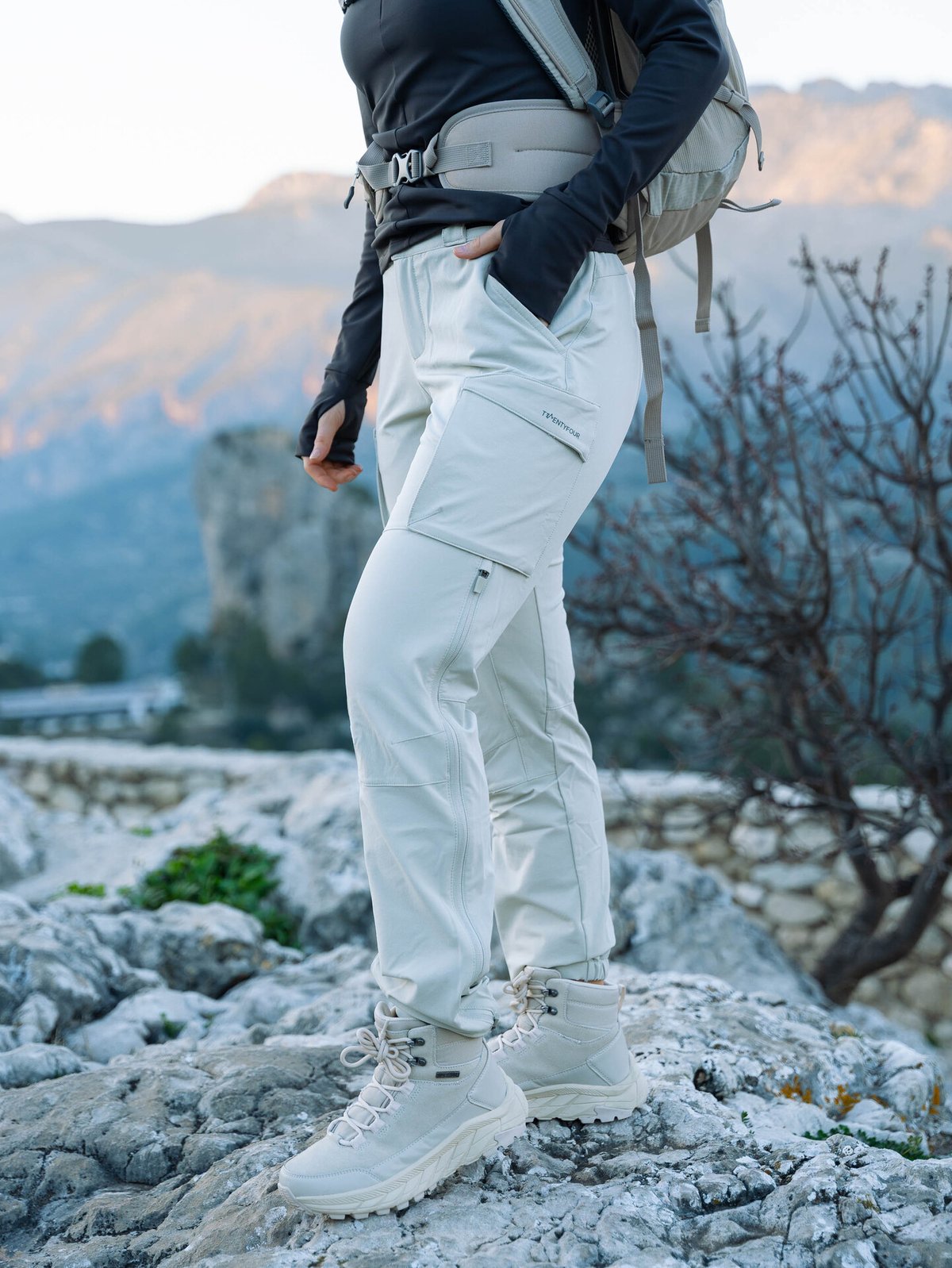 Twentyfour Aurora Softshell Bukse Varm Grå