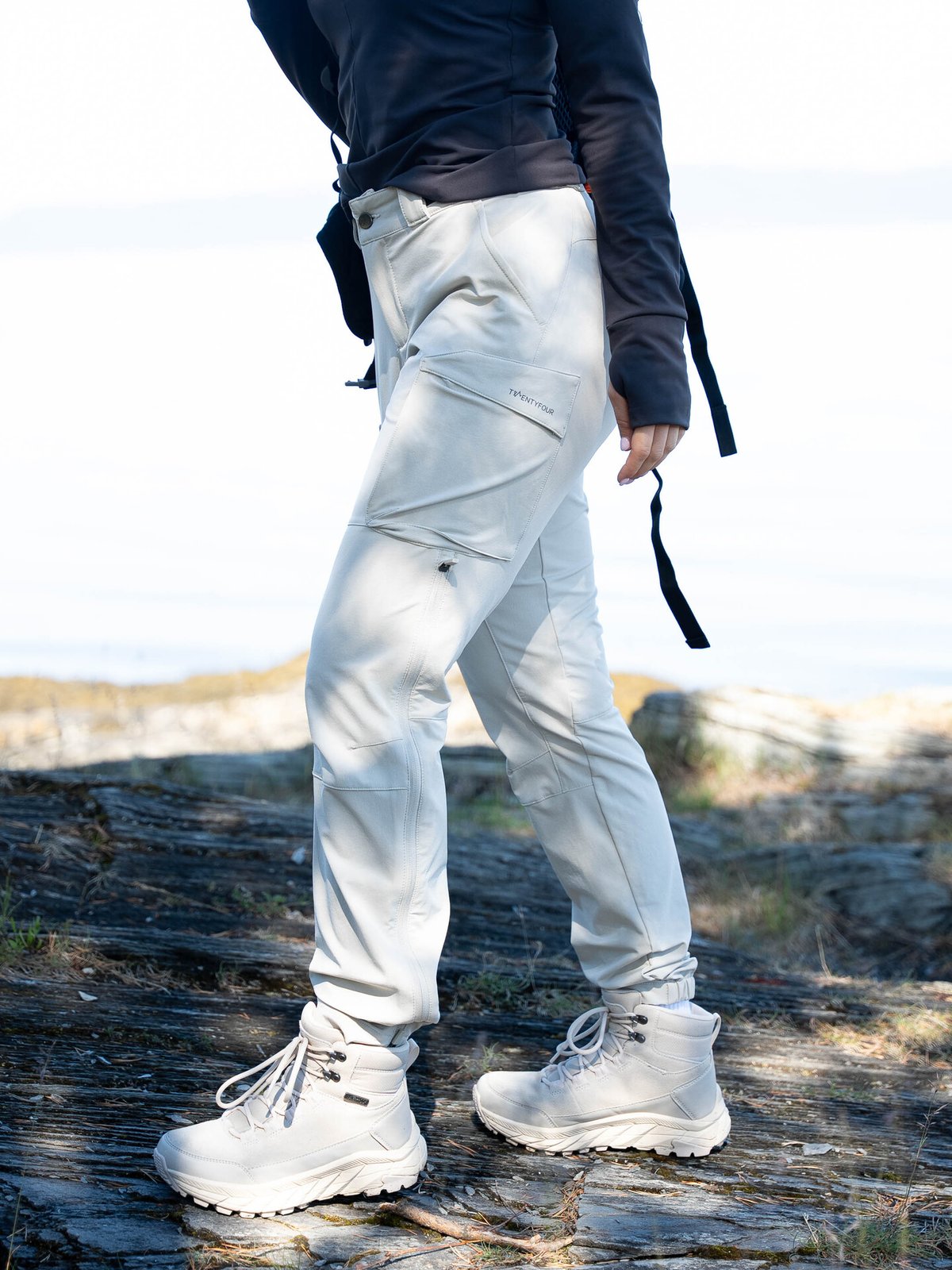 Twentyfour Aurora Softshell Bukse Varm Grå