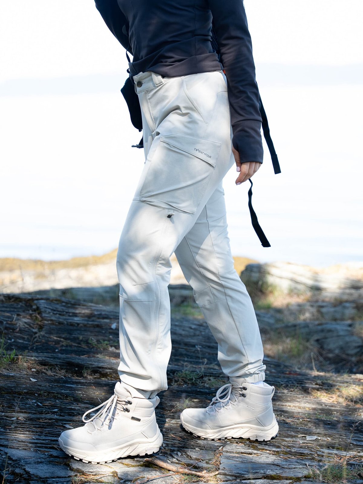 Twentyfour Aurora Softshell Bukse Varm Grå