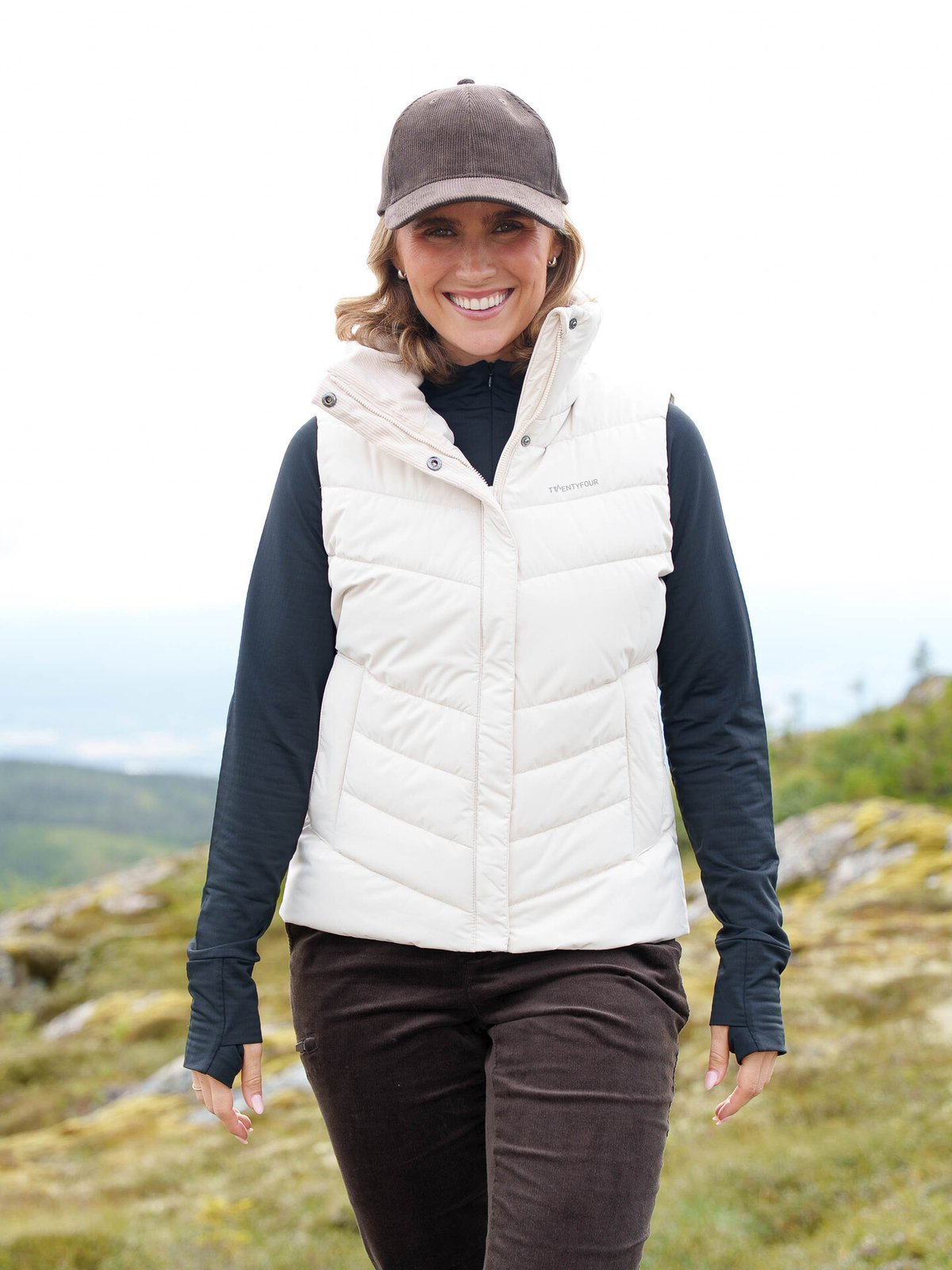 Twentyfour Aurora Thermal Vest Gråhvit