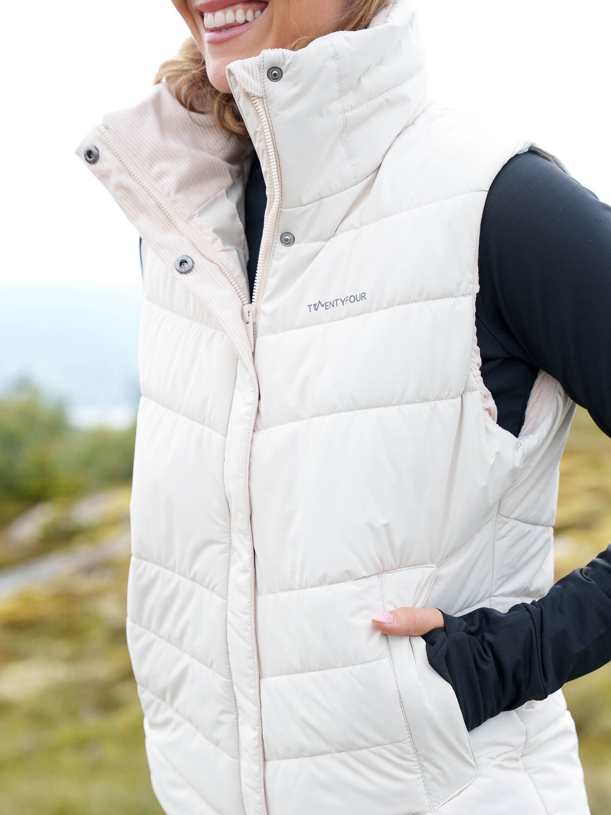 Twentyfour Aurora Thermal Vest Gråhvit