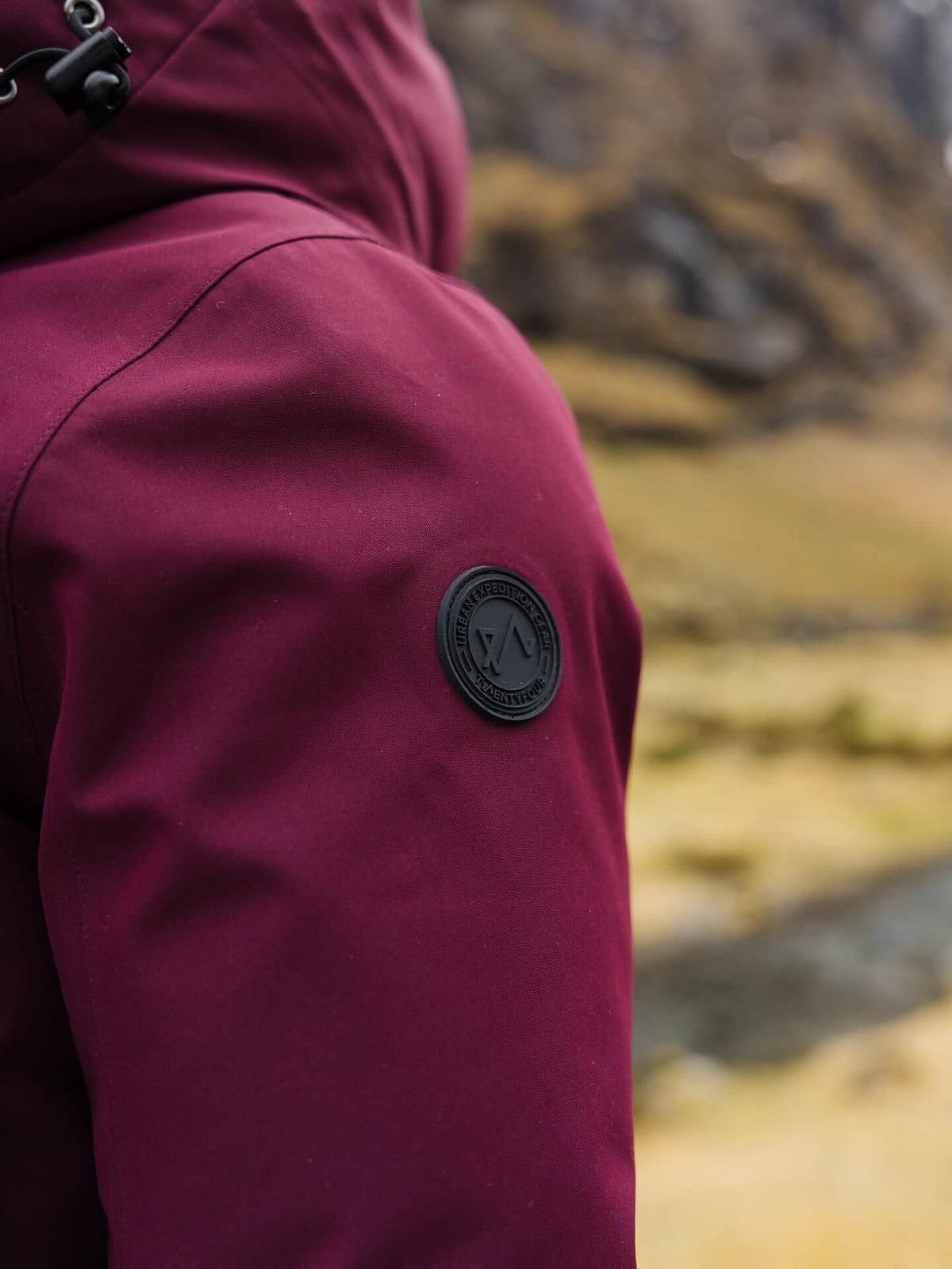 Twentyfour Aurora Warm Parkas Mørk Burgunder
