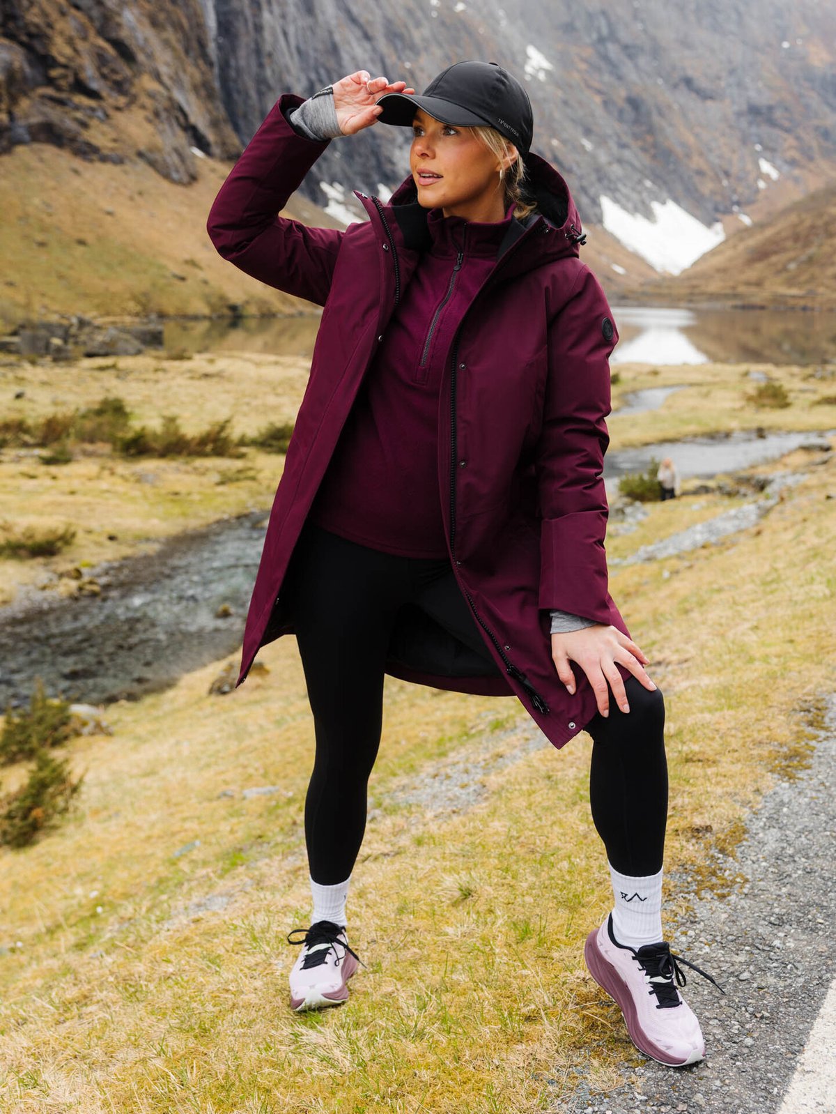 Twentyfour Aurora Warm Parkas Mørk Burgunder