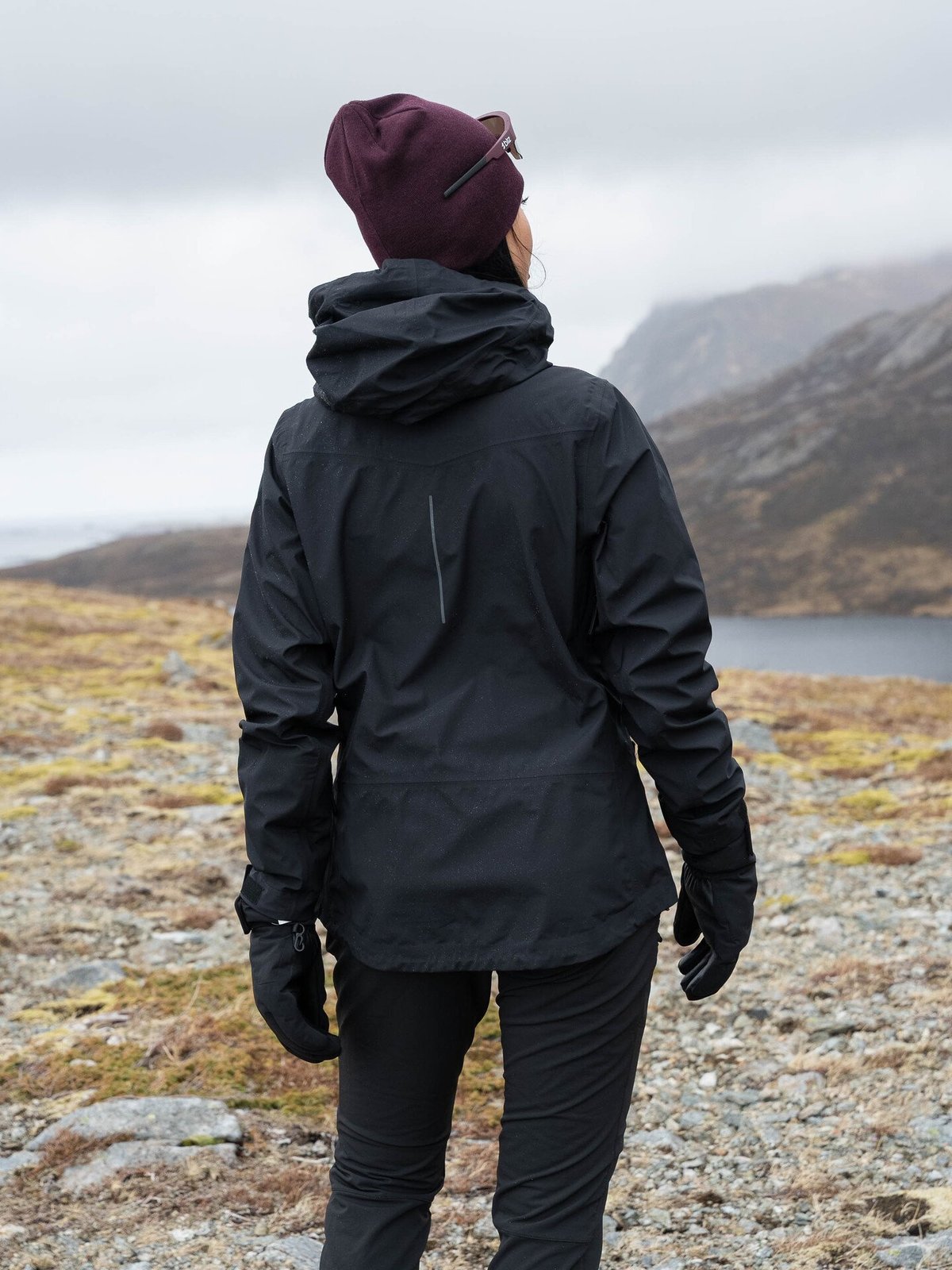 Twentyfour Aurora 3-Lags Skalljakke Sort