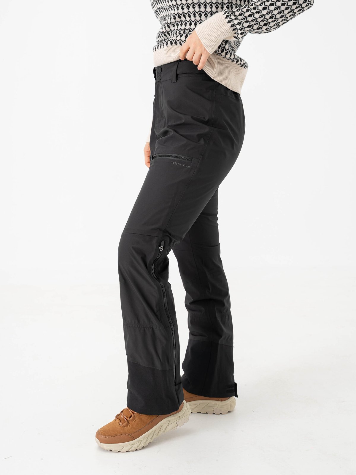 Twentyfour Aurora 3-Lags Skallbukse Sort