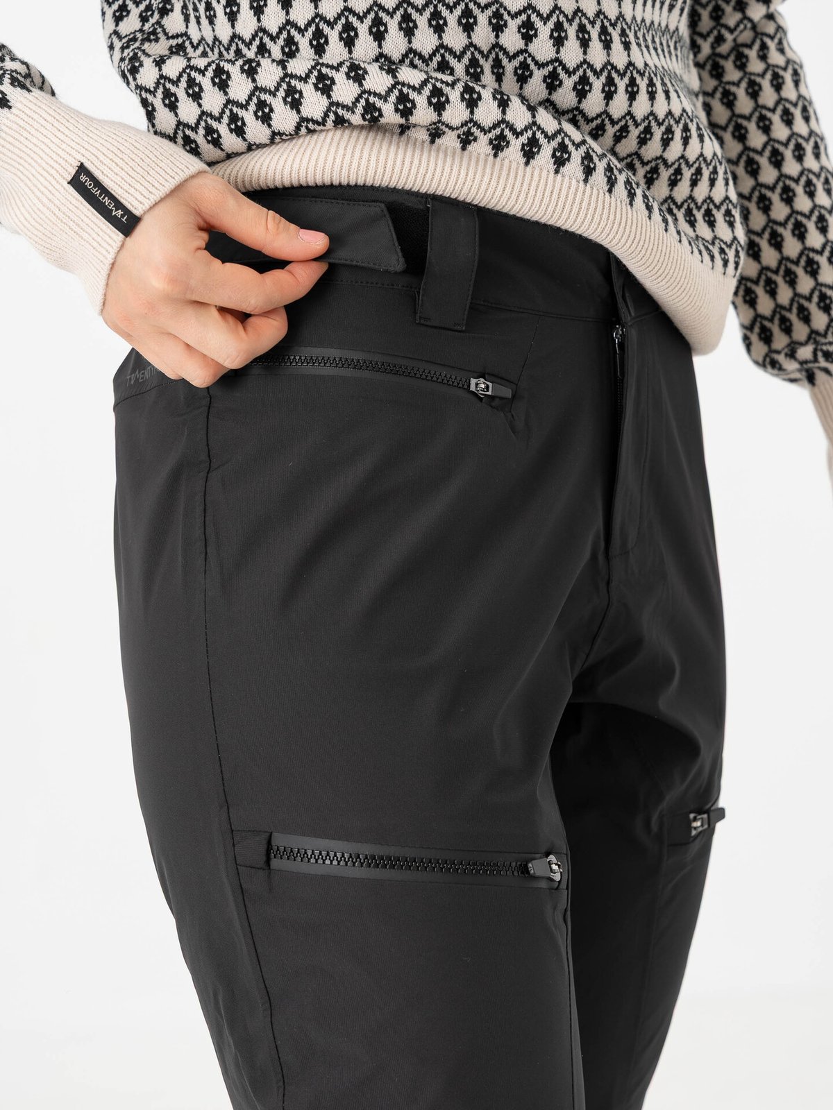 Twentyfour Aurora 3-Lags Skallbukse Sort